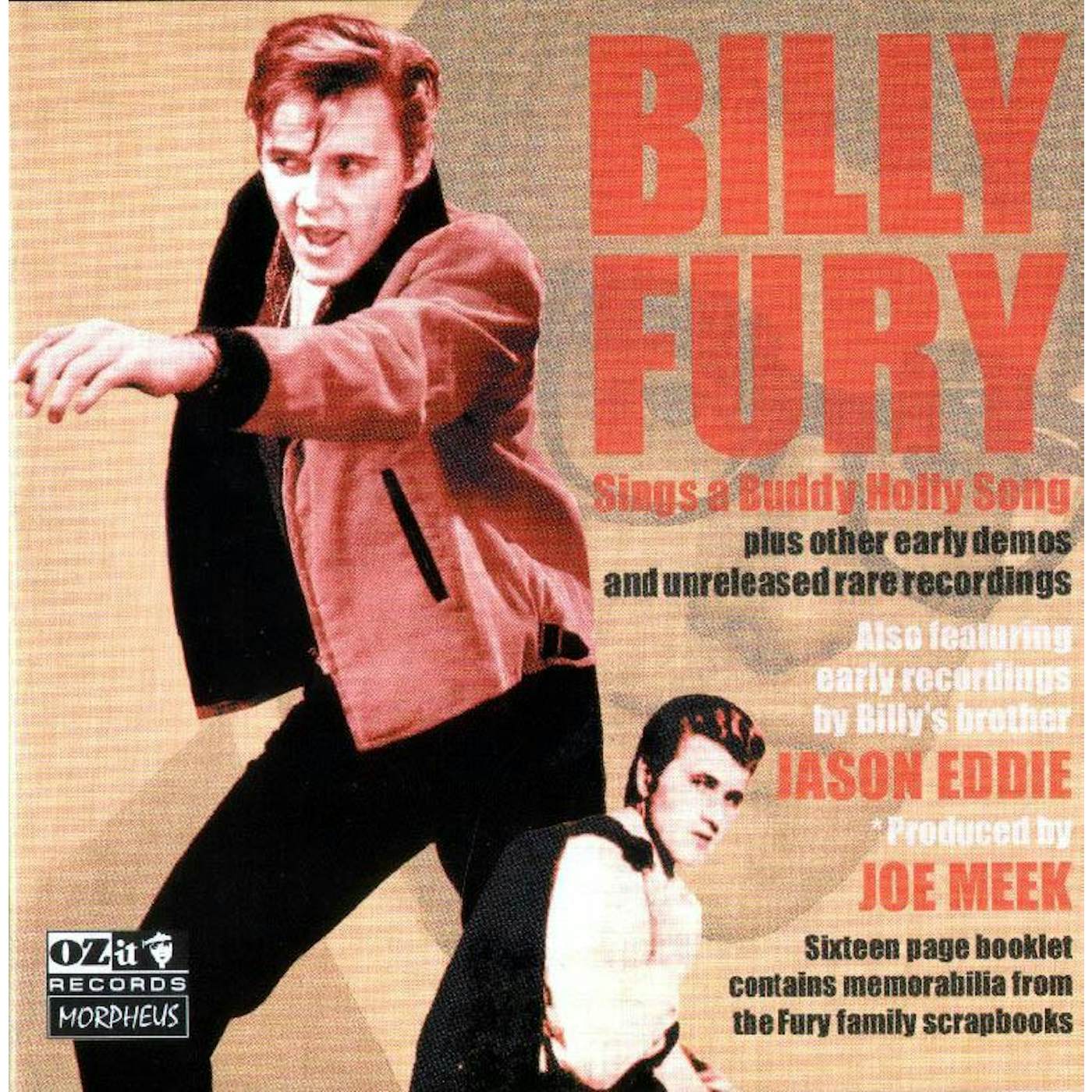 Billy Fury ‎'Sings A Buddy Holly Song'