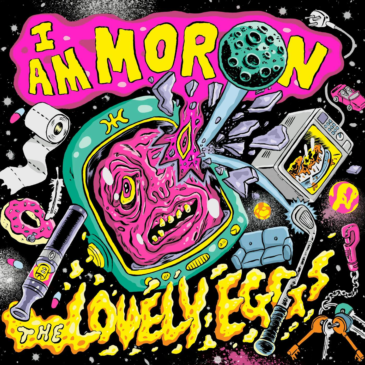 The Lovely Eggs 'I Am Moron' Vinyl Record