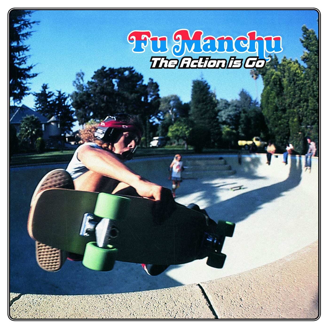Fu Manchu 'The Action Is Go! Deluxe Edition' Vinyl 2xLP Green/Blue + Vinyl 7" Clear Sparkle Vinyl Record