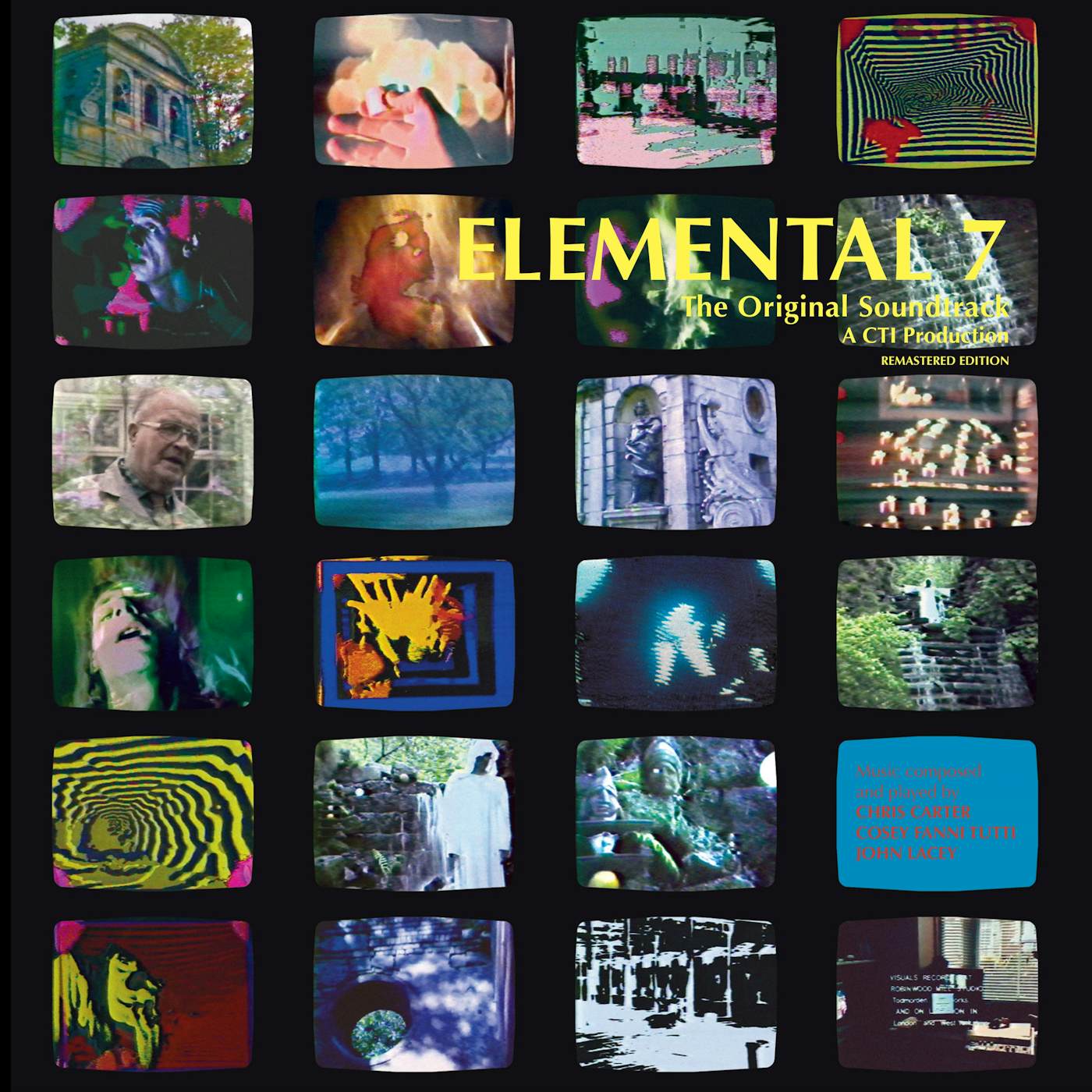 Chris & Cosey 'Elemental Seven' Vinyl LP - Green Vinyl Record