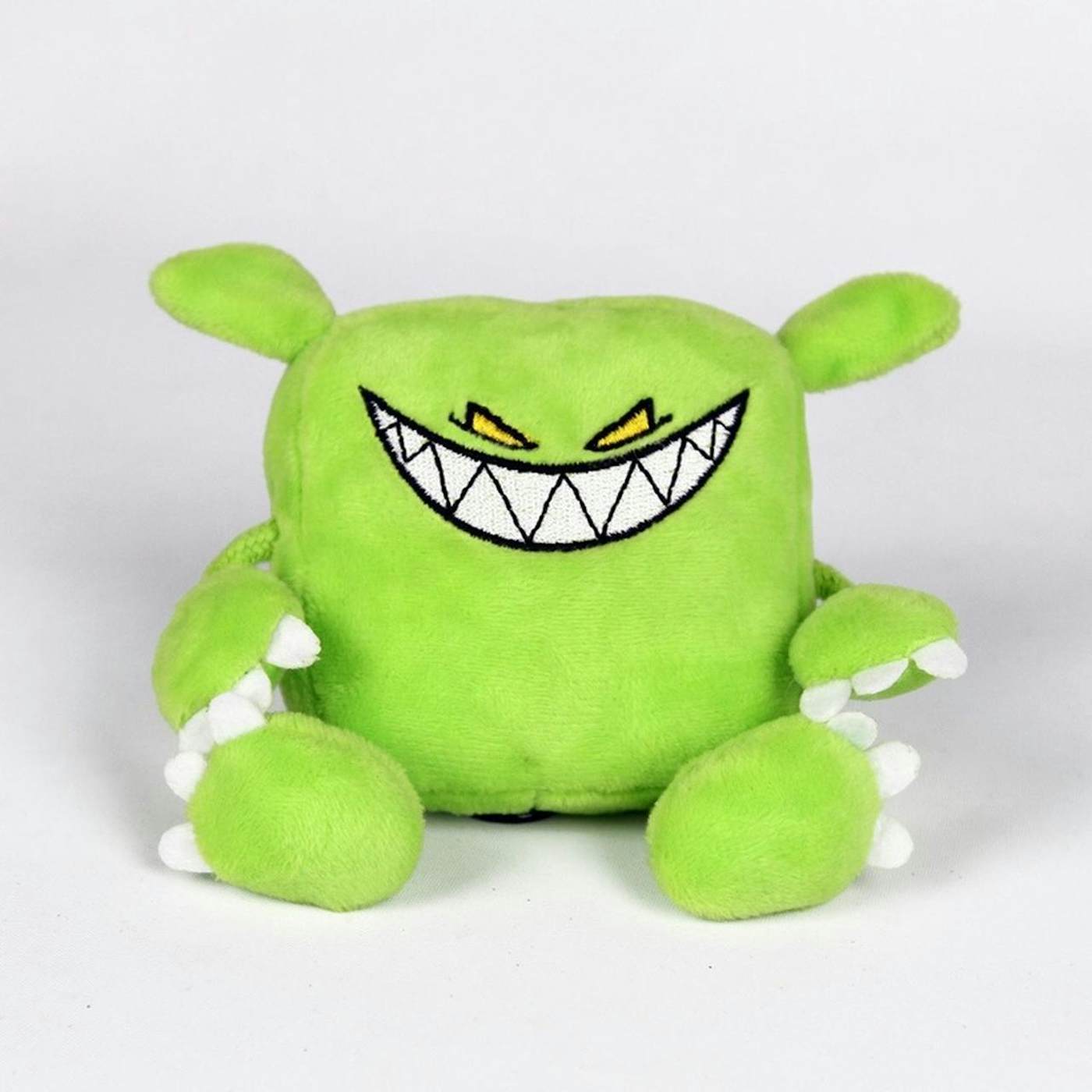 Feed Me Green Monster Plush Toy