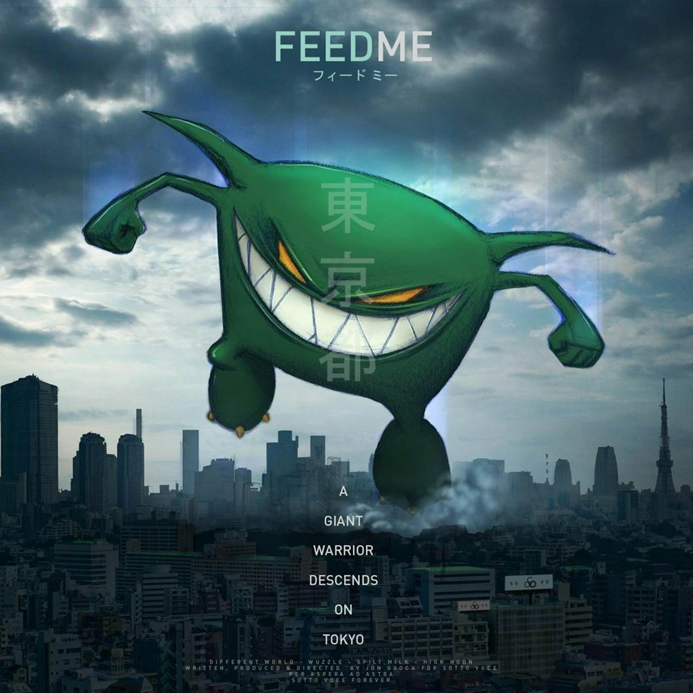 Feed Me A Giant Warrior Descends on Tokyo // Digital Download