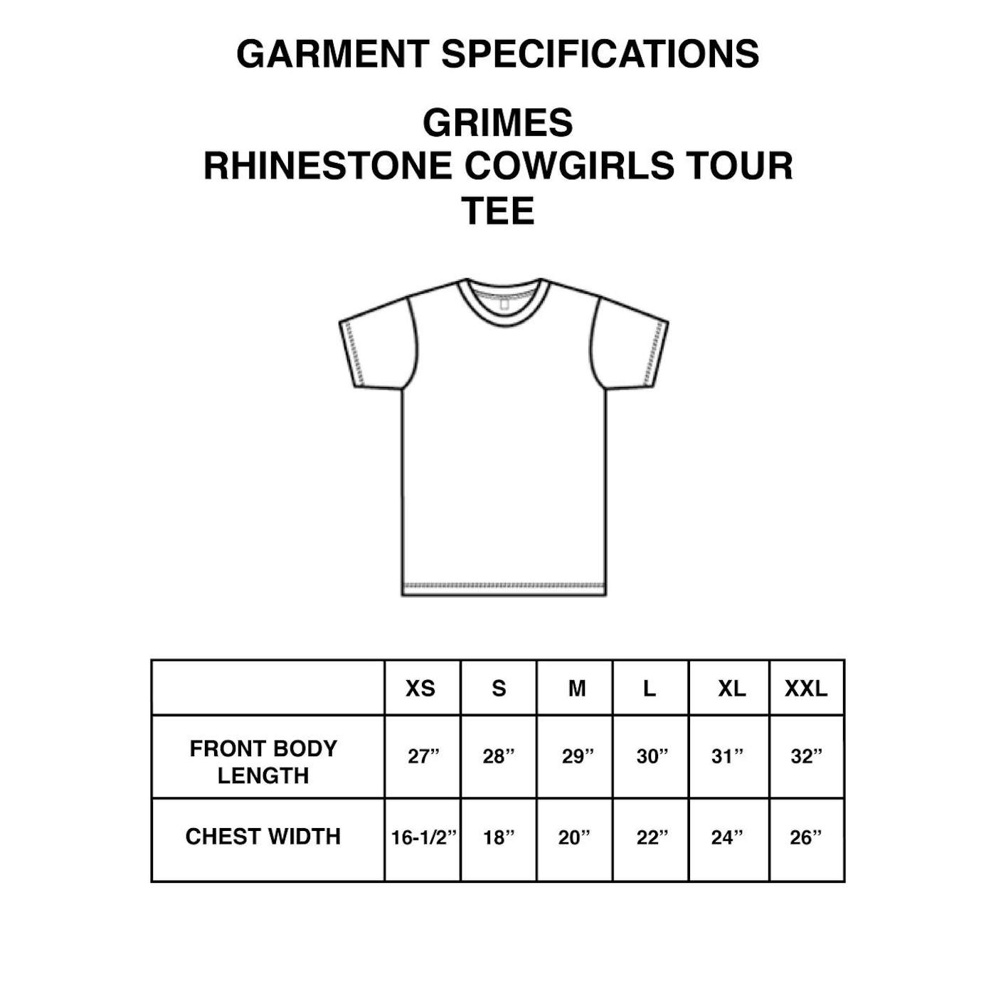 Grimes Rhinestone Cowgirls Tour Tee