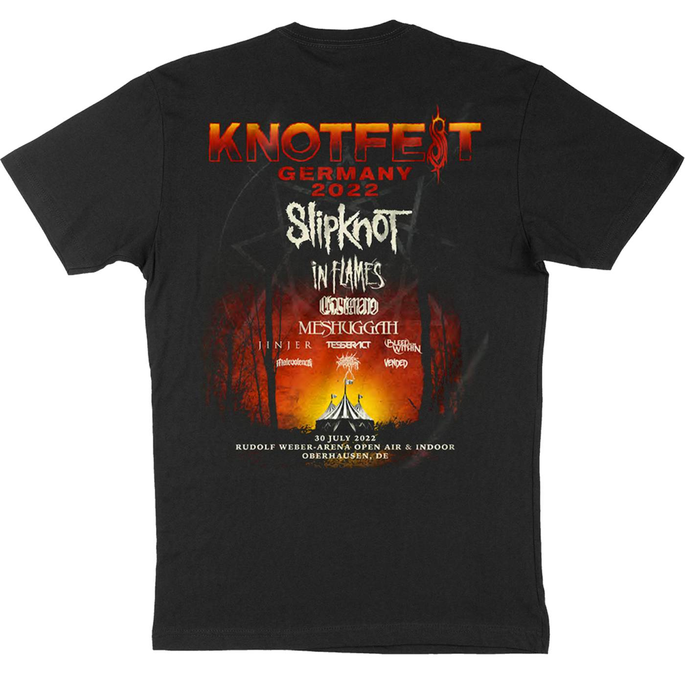 Slipknot Knotfest Germany 3 Skulls T-Shirt