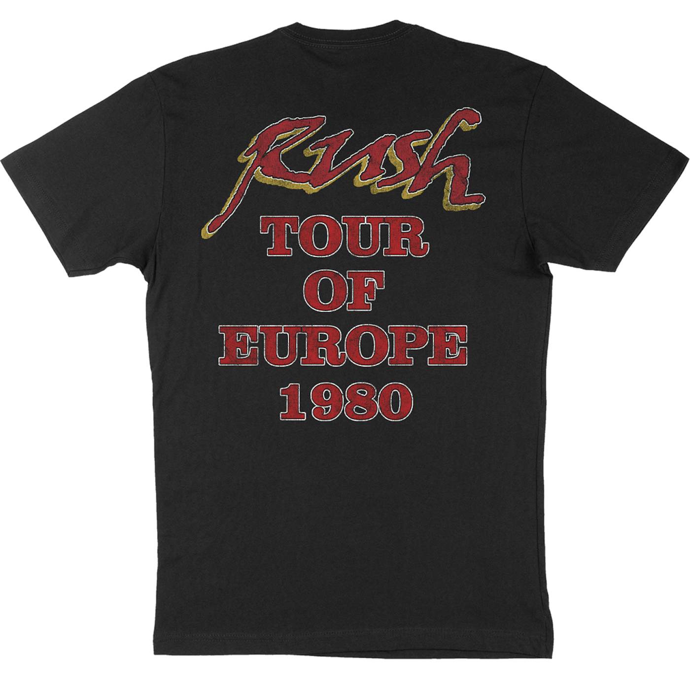 Rush "European Tour 1980" T-Shirt