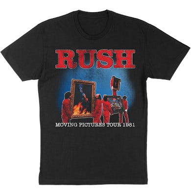 Ga lekker liggen Dezelfde Darmen Rush "Moving Pictures" T-Shirt