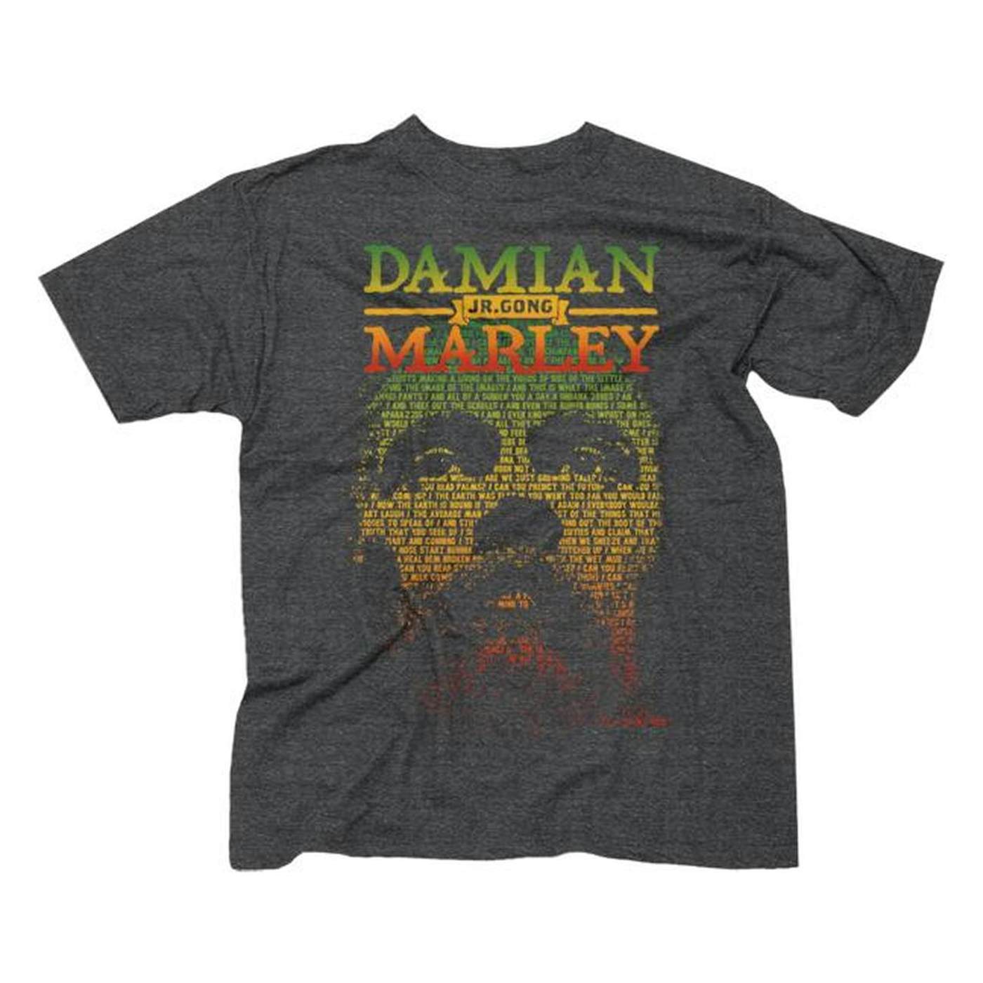 Damian Marley "Lyric Face And Name" T-Shirt