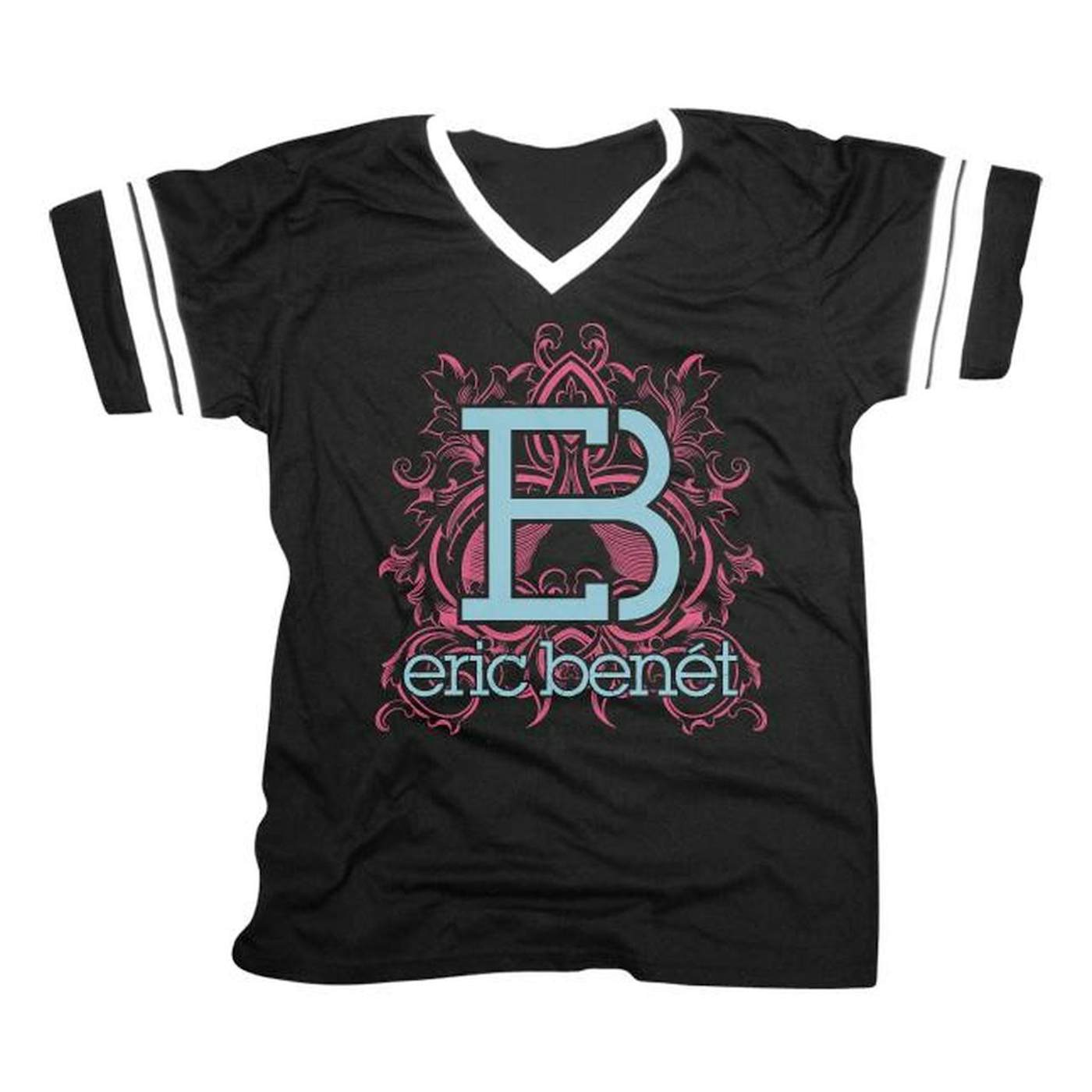 Eric Benét "Floral Crest" Women's V-Neck