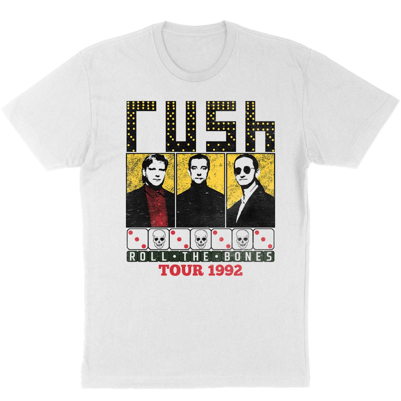 Rush "Roll the Bones" T-Shirt in White