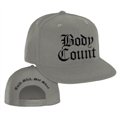 Body Count "Talk Shit" Snapback Hat in Grey