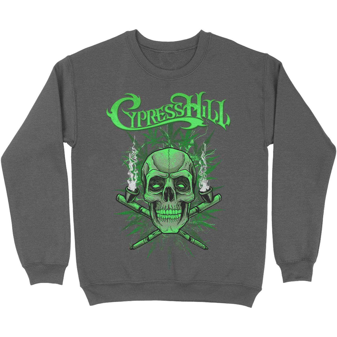 Cypress Hill "420" Sweatshirt in Charcoal Gray