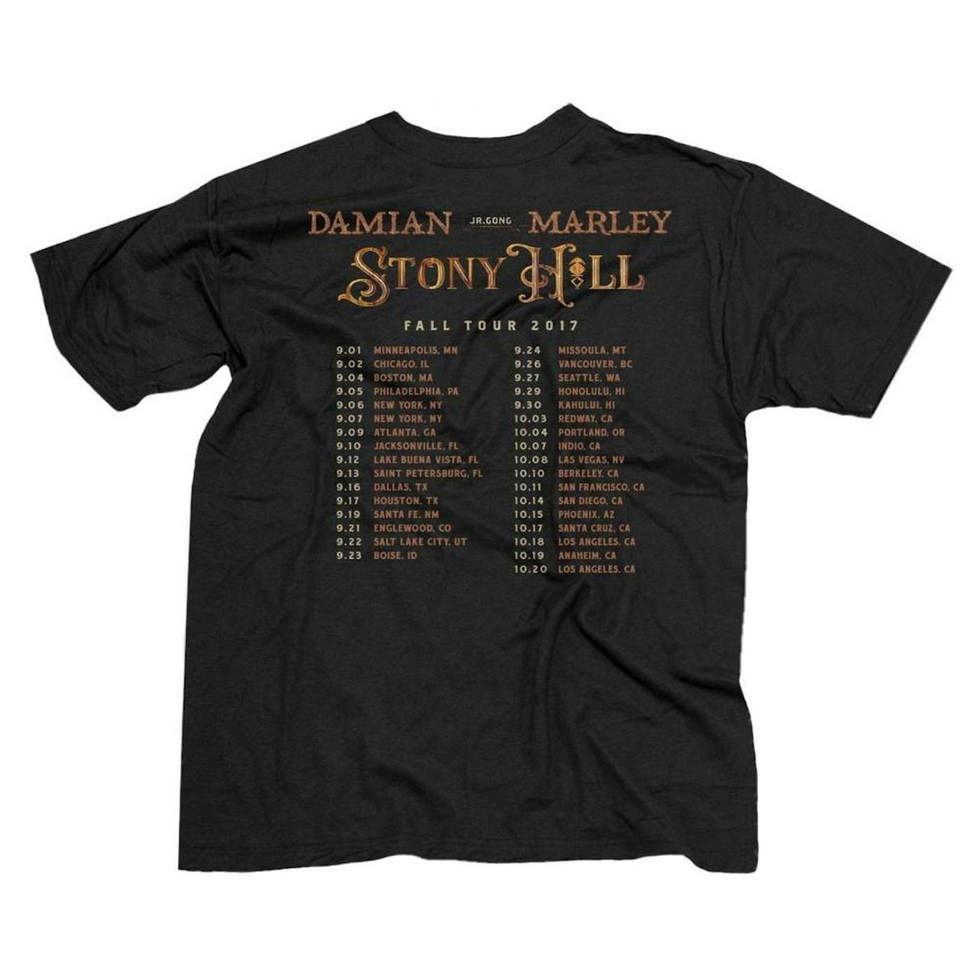 Damian Marley "Stony Hill" Tour men's t-shirt