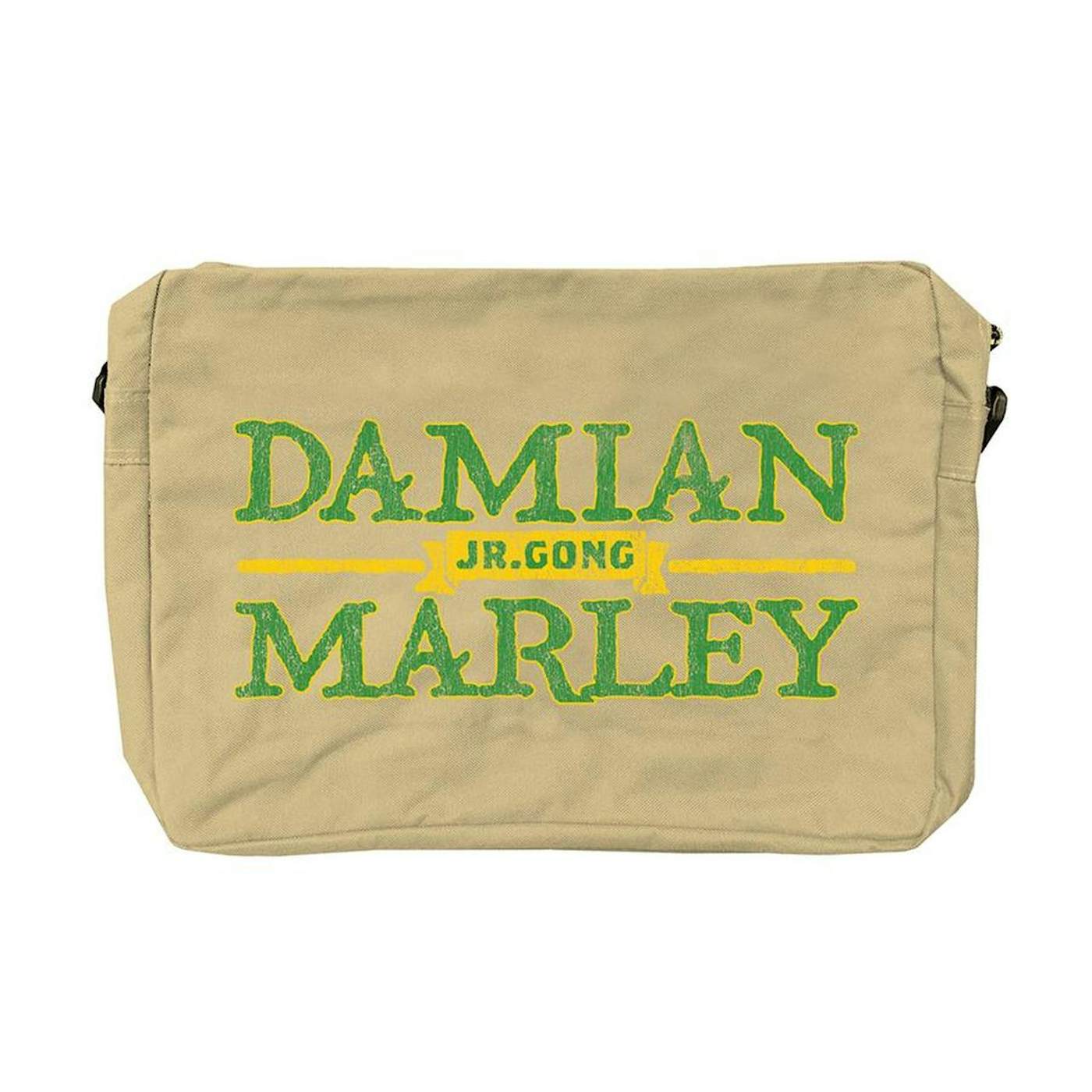Damian Marley "Jr. Gong" logo messenger bag