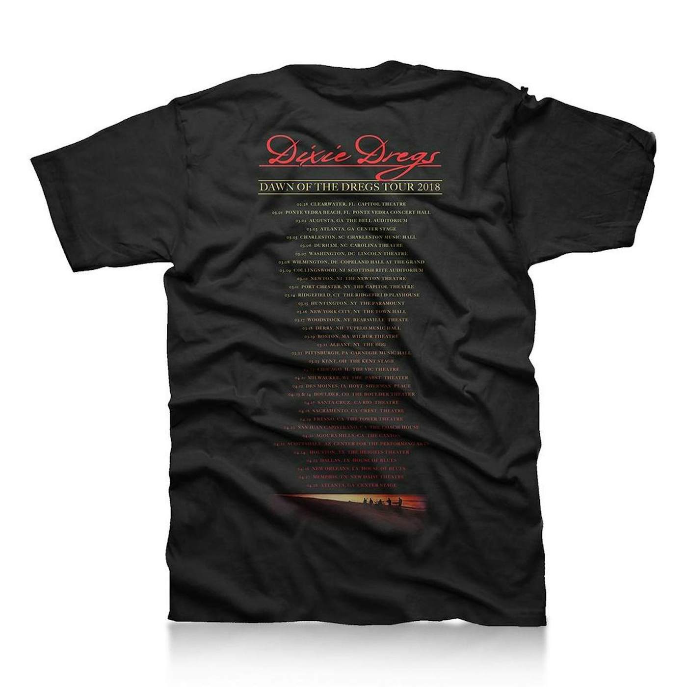 Dixie Dregs Dawn of the Dregs Tour Tee