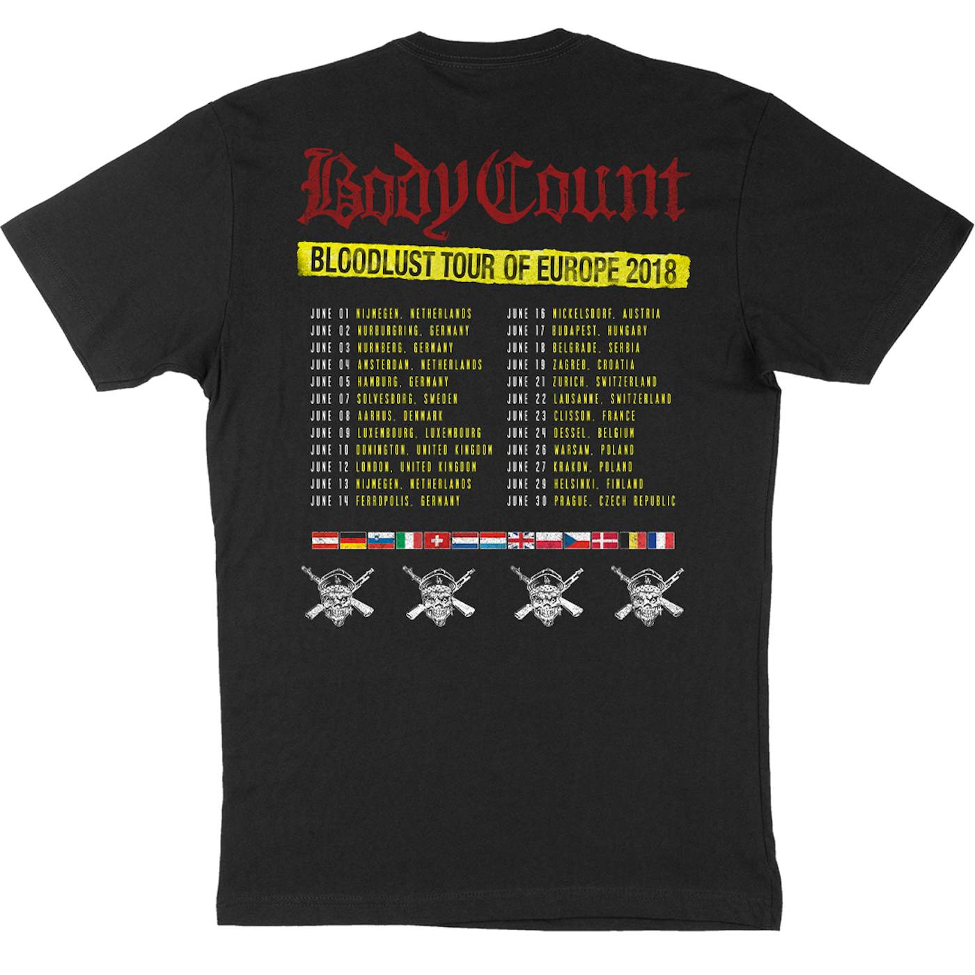 Body Count "Attack" T-Shirt