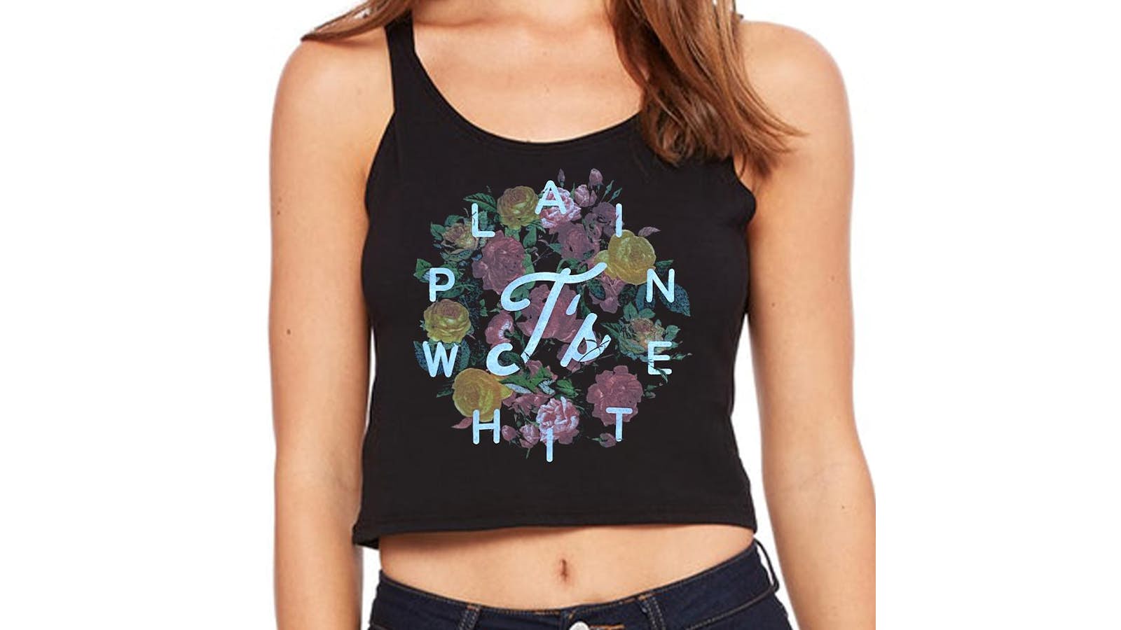 Plain White T's Floral Women's Midriff Tank Top – Control Industry