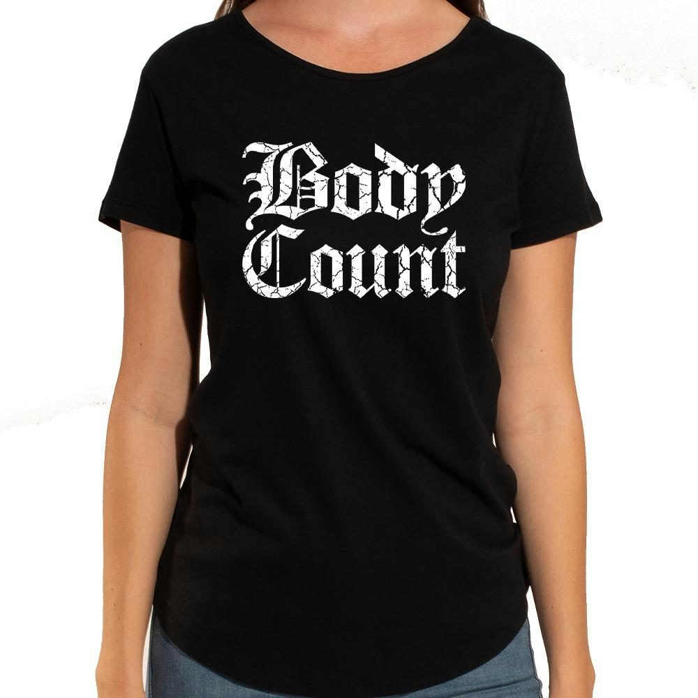 Body Count "Stacked Logo" Women's SlicedBack TShirt