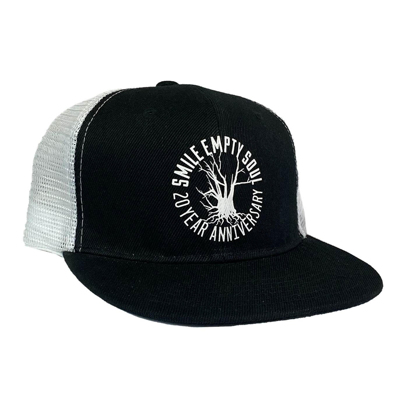 Smile Empty Soul "20th Anniversary" Snapback Hat with White Net