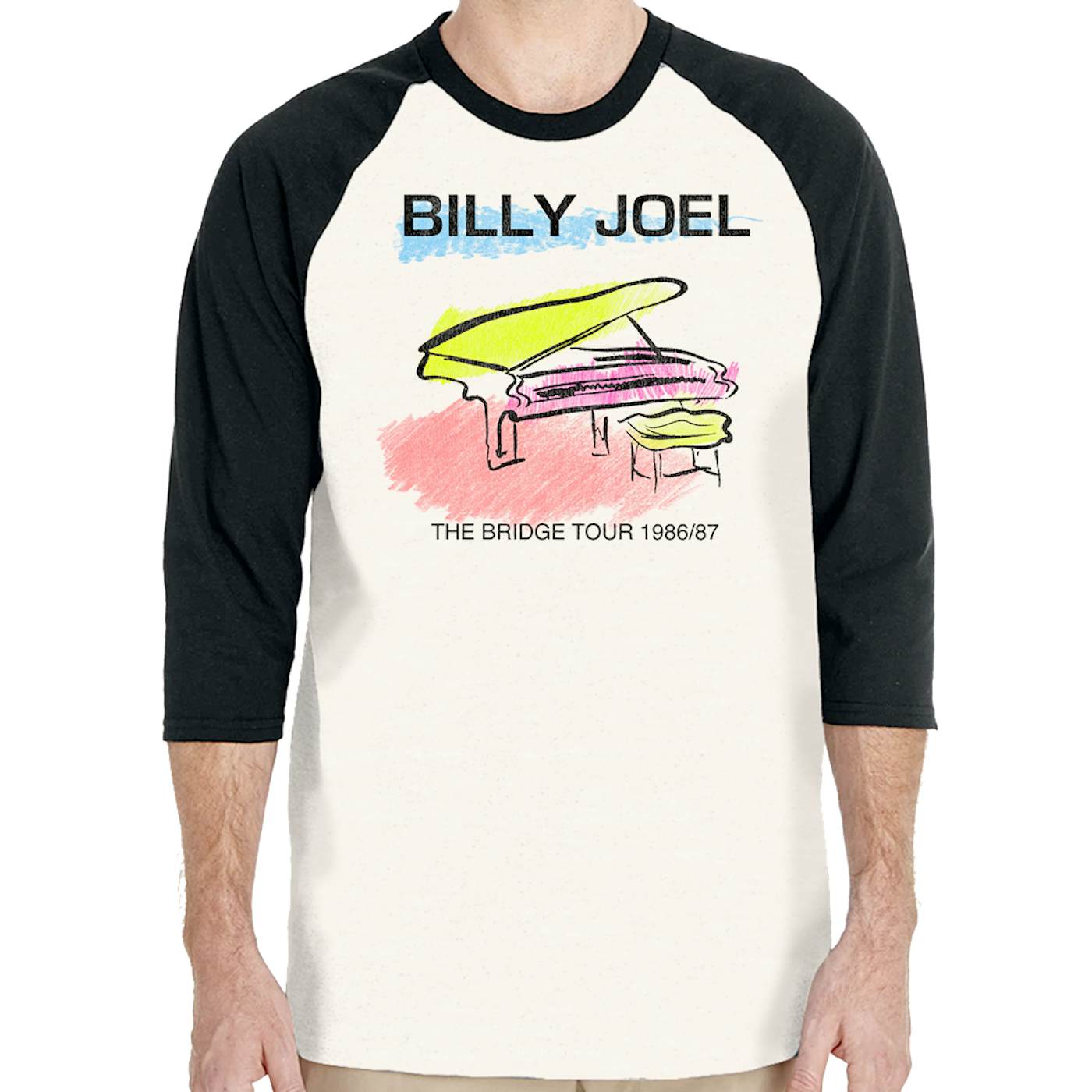 Billy Joel White/Navy/Red Baseball Jersey-2023 Stadium Tour – Billy Joel Online  Store