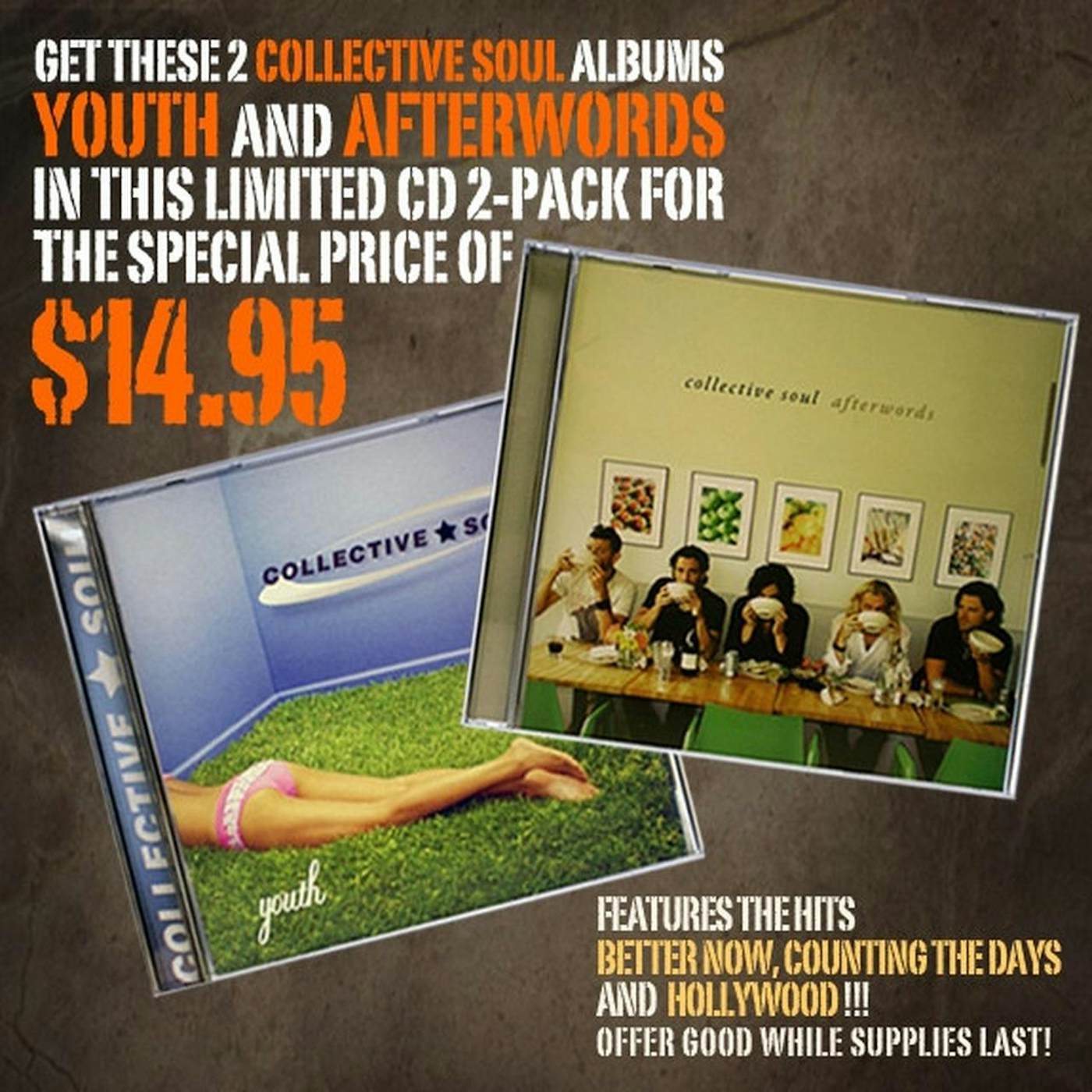 Collective Soul 2-Pack CD