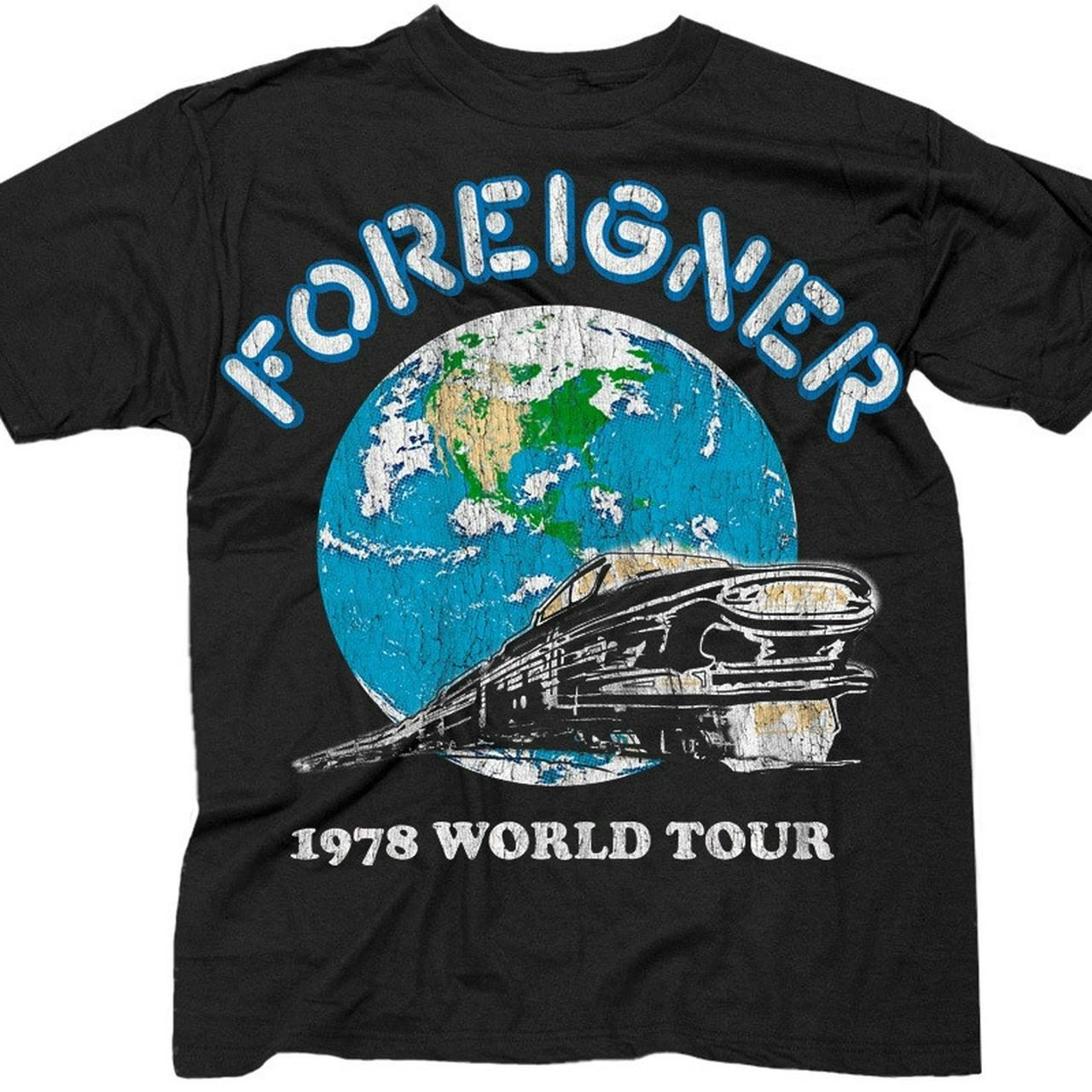 foreigner tour shirts