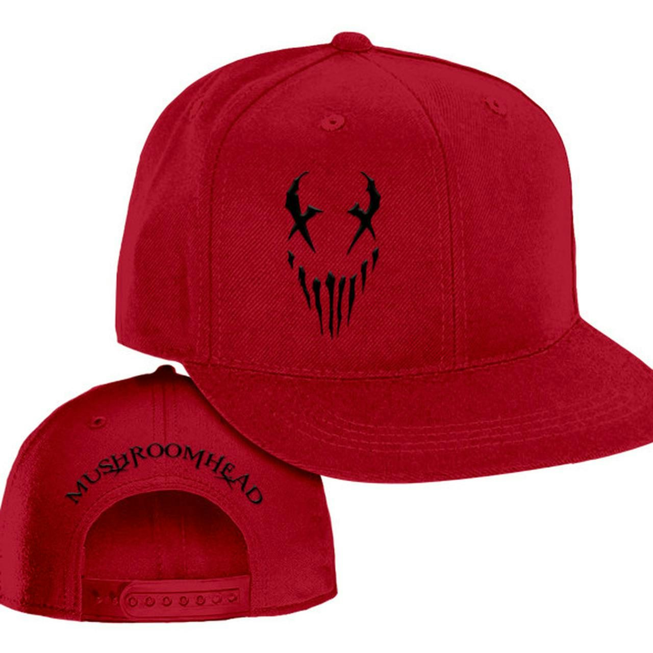 Mushroomhead "XFace" Snap Back Hat Red/Black
