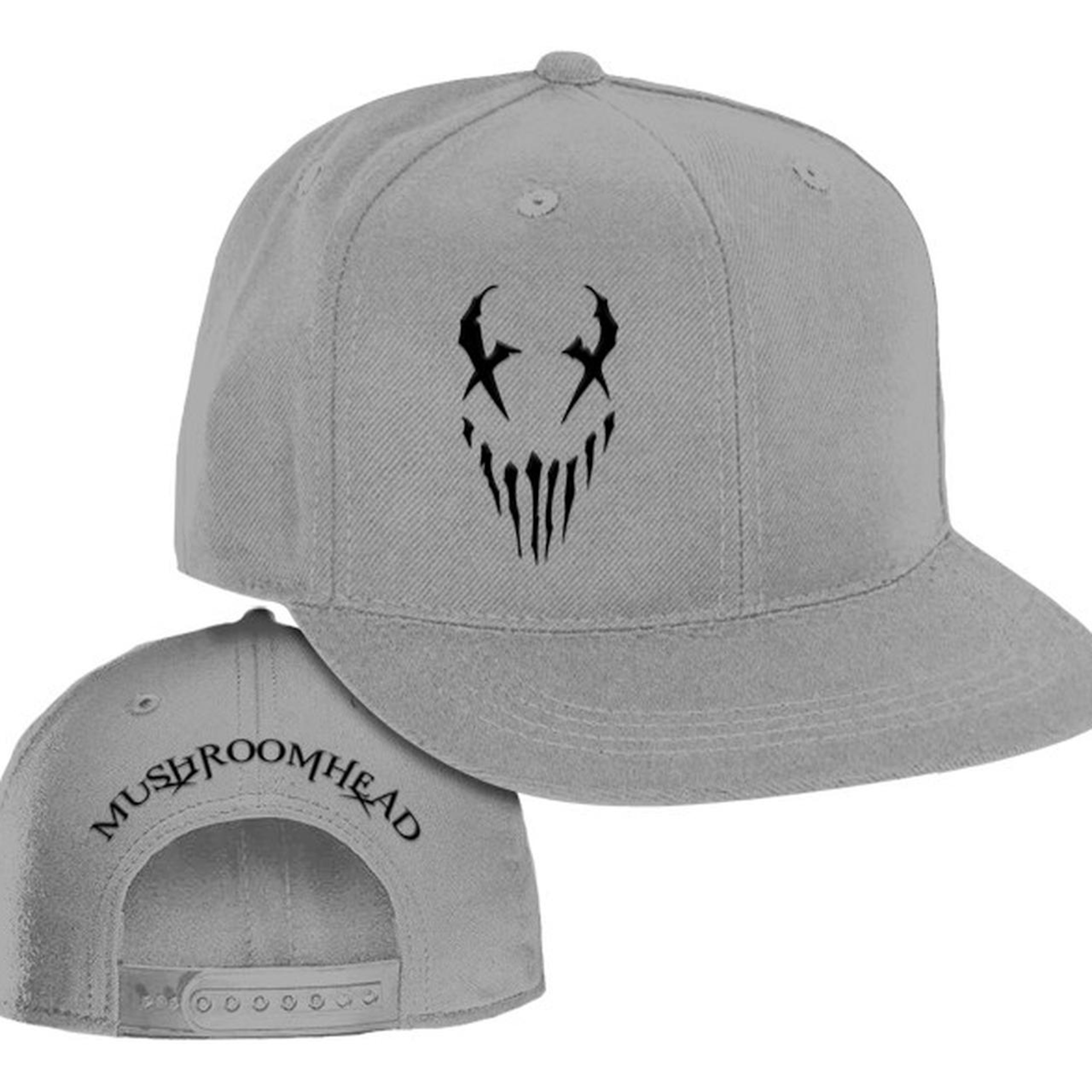 Mushroomhead "XFace" Snap Back Hat Grey/Black