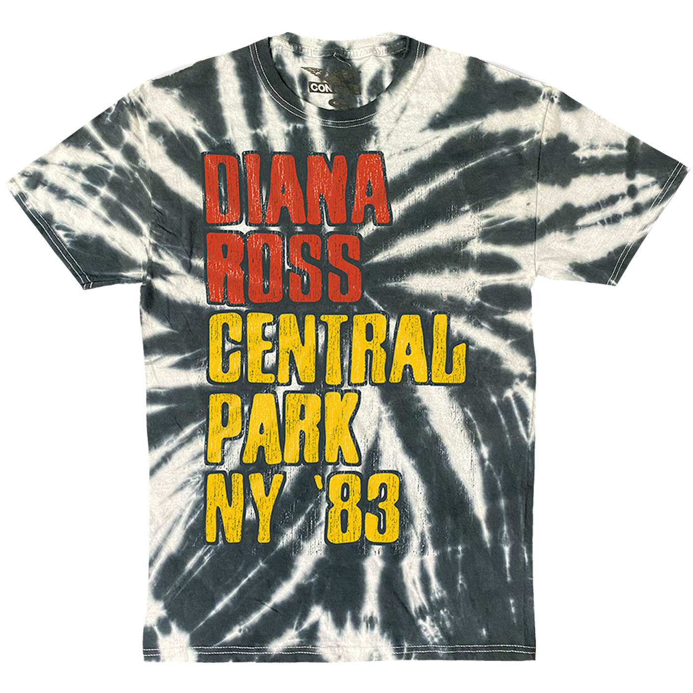 Diana Ross "Central Park 83" T-Shirt in Tie Dye
