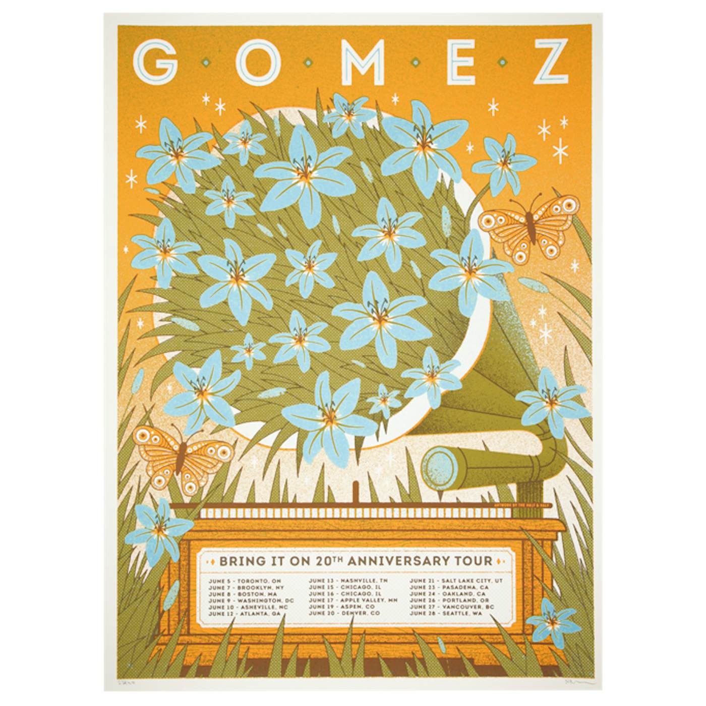 Gomez "20th Anniversary-Bring it On" Poster