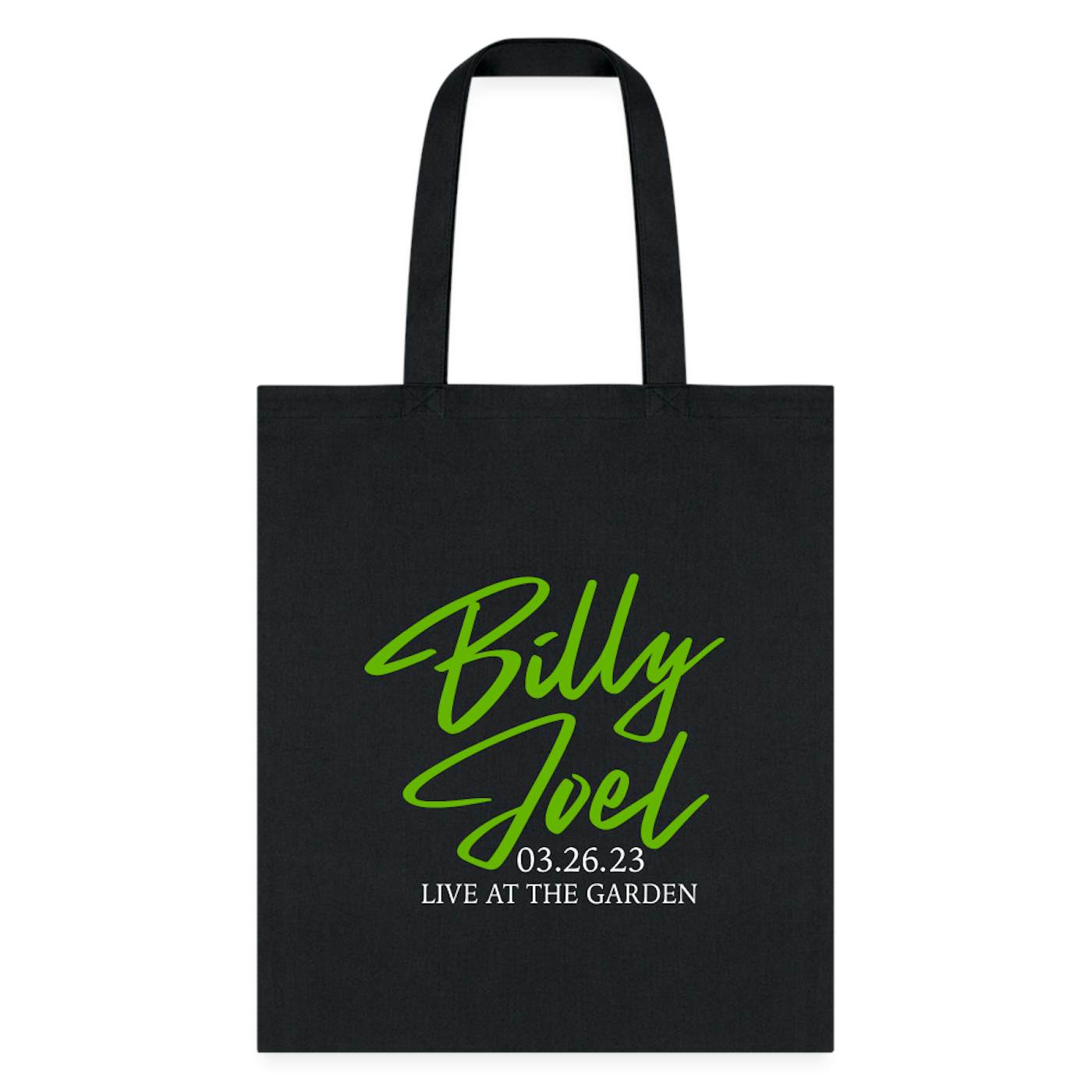 Billy Joel "3-26-23 MSG Set List" Black Tote Bag Online Exclusive