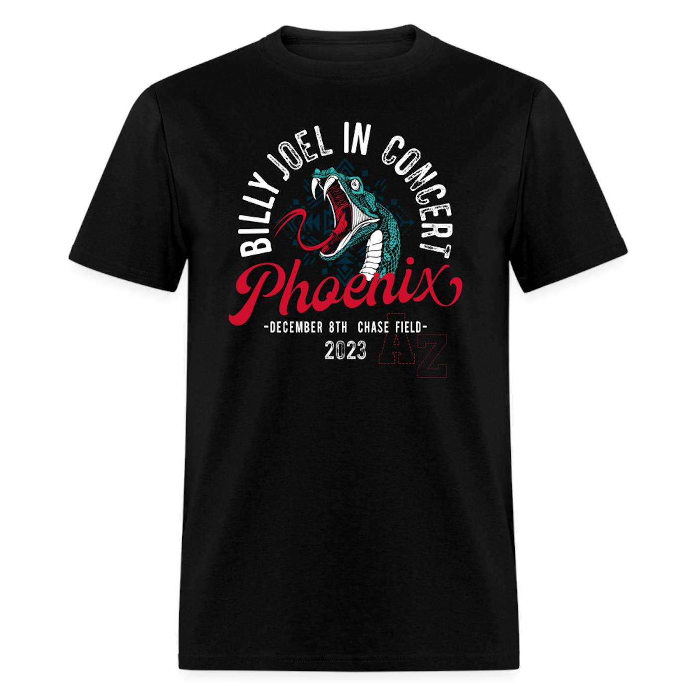  Billy Joel "12-8-23 Phoenix Event" Black T-Shirt - Online Exclusive