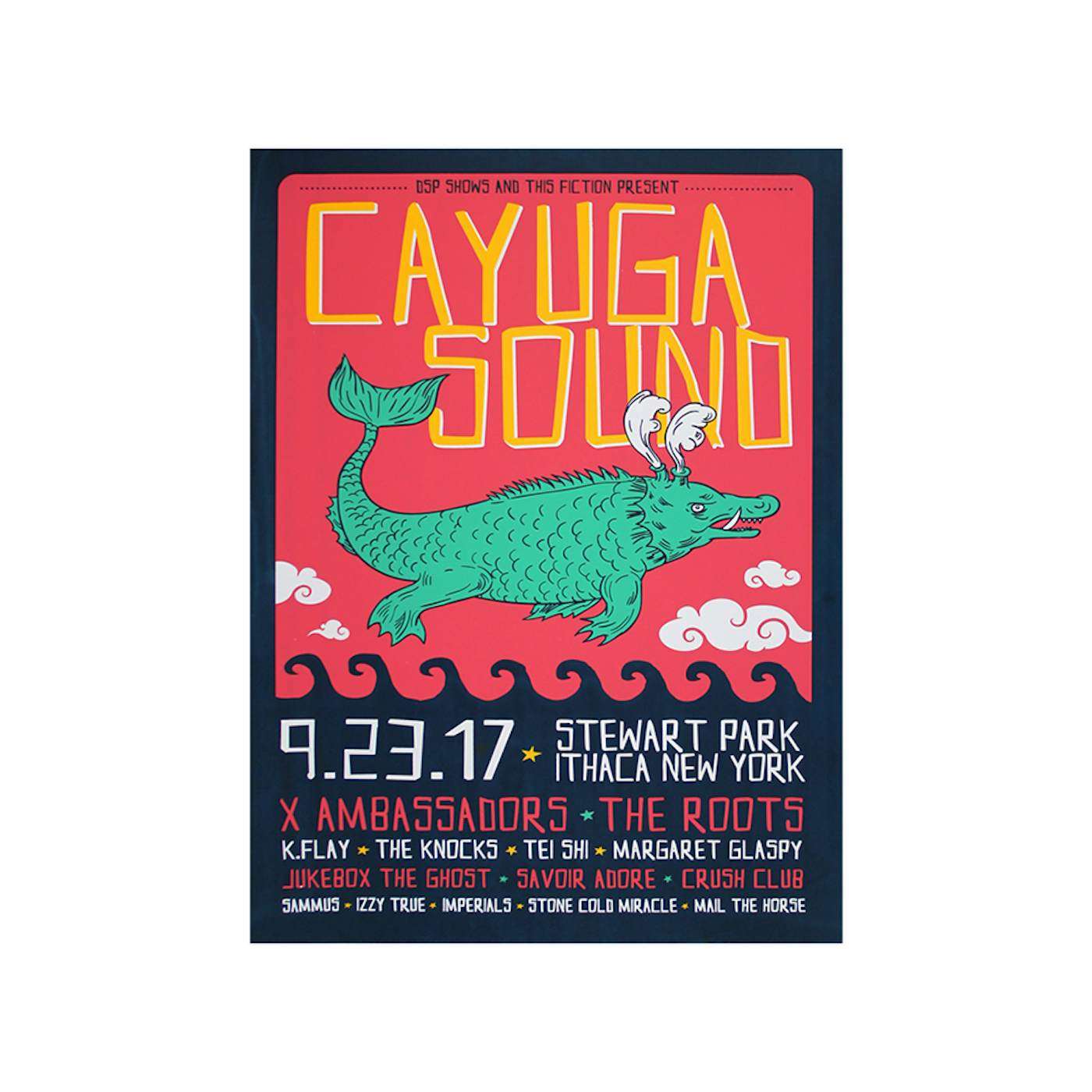X Ambassadors Cayuga Sound Poster