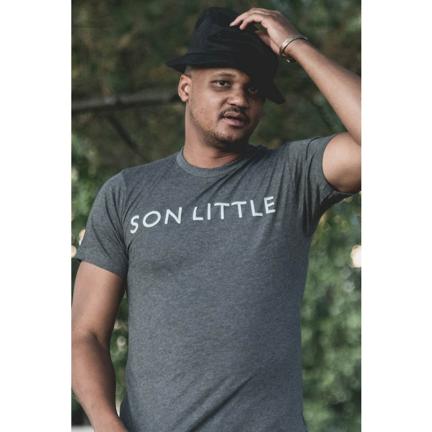 Son Little Text Tee (Heather Charcoal)