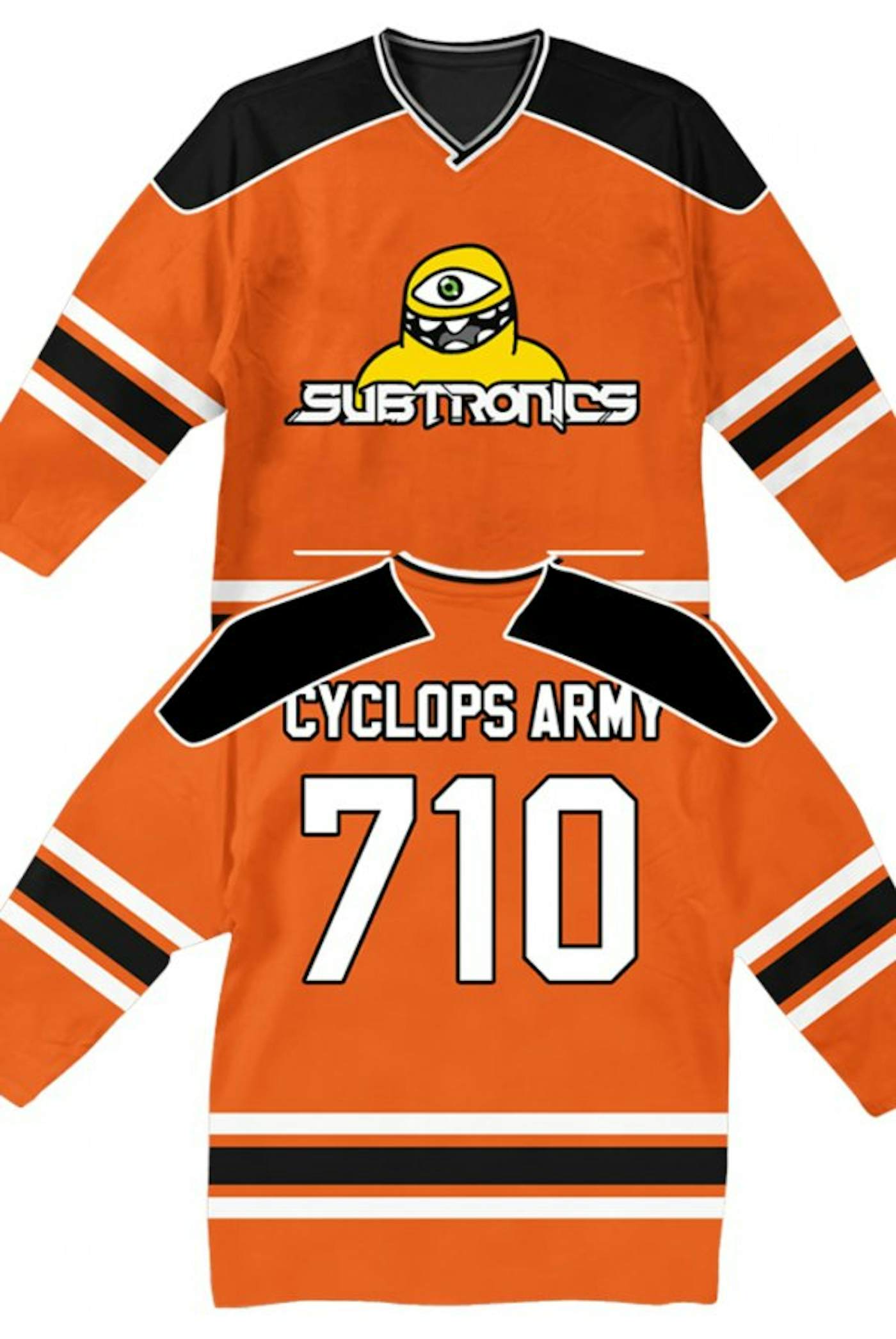 SUBTRONICS Cyclops Army Crop Top Jersey