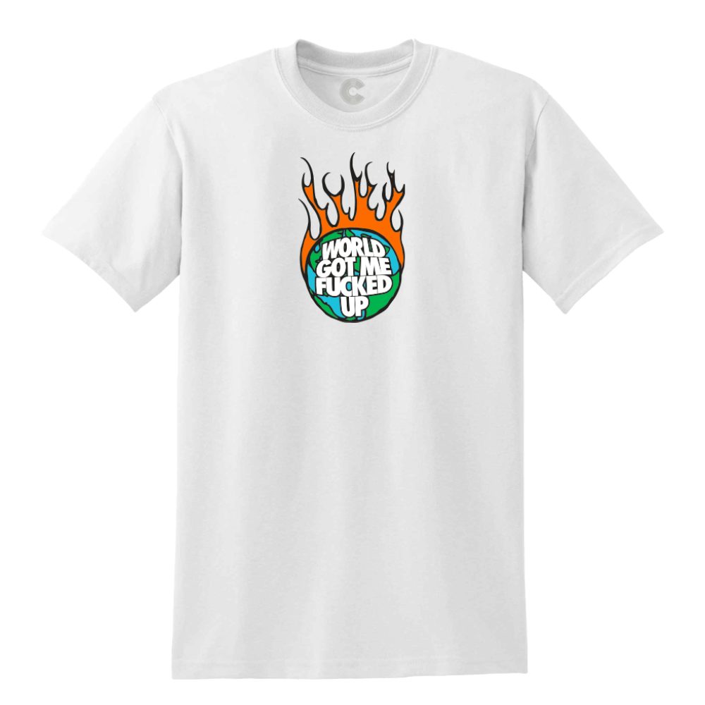world on fire hoodie