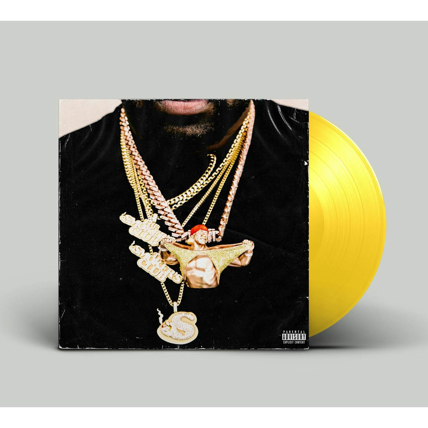 Smoke DZA Limited Edition 'A Closed Mouth Don't Get Fed' Vinyl in Gold
