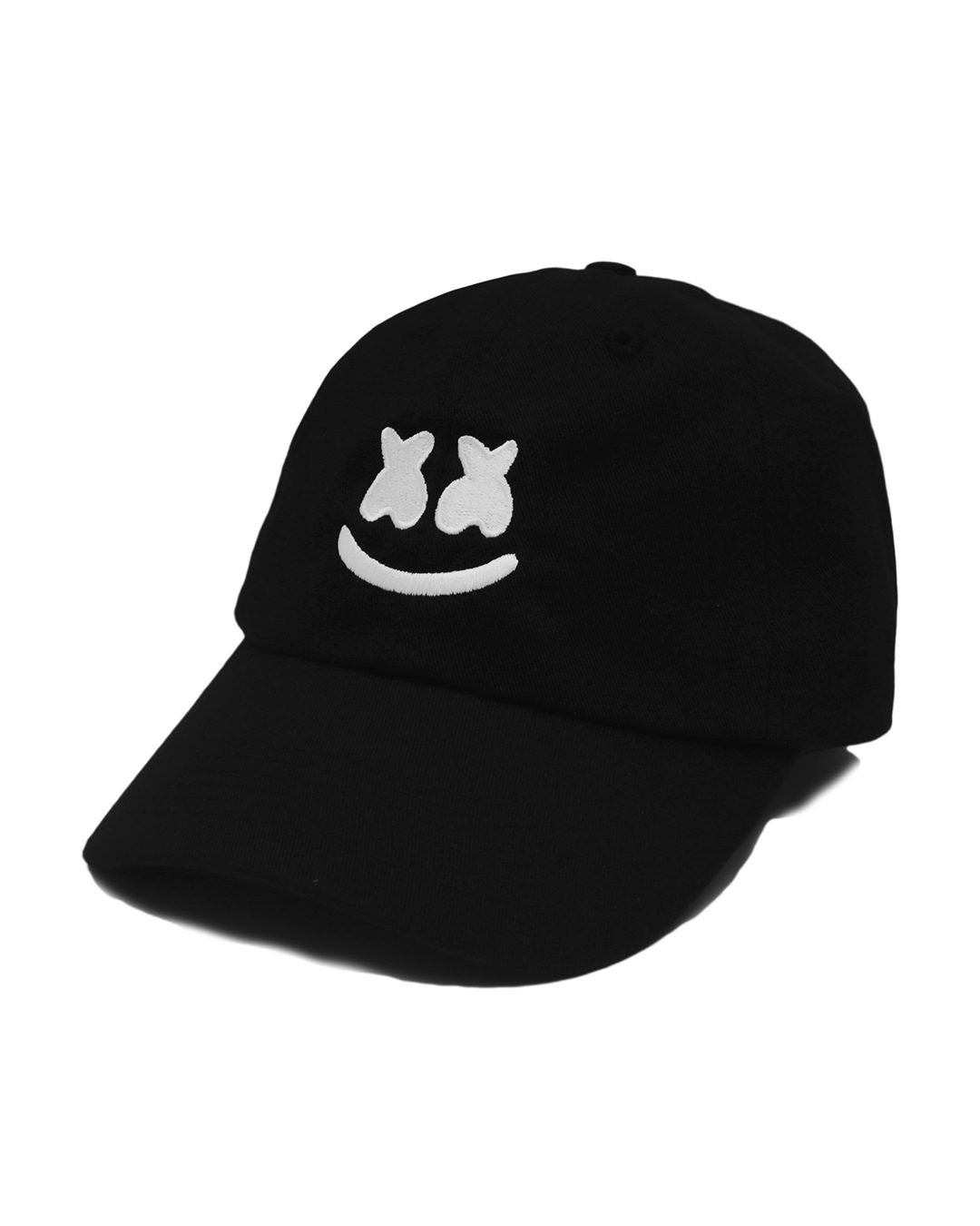 Marshmello Smile Dad Hat — Black