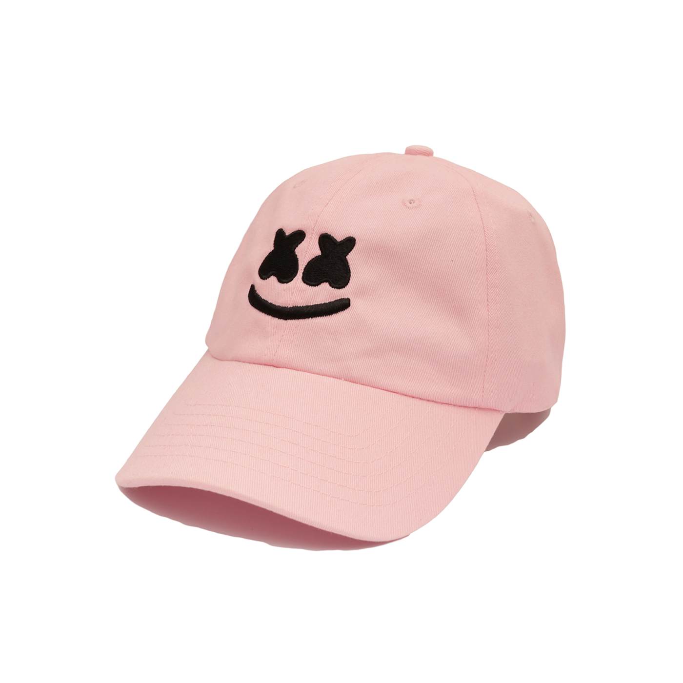 Marshmello Smile Dad Hat — Pink