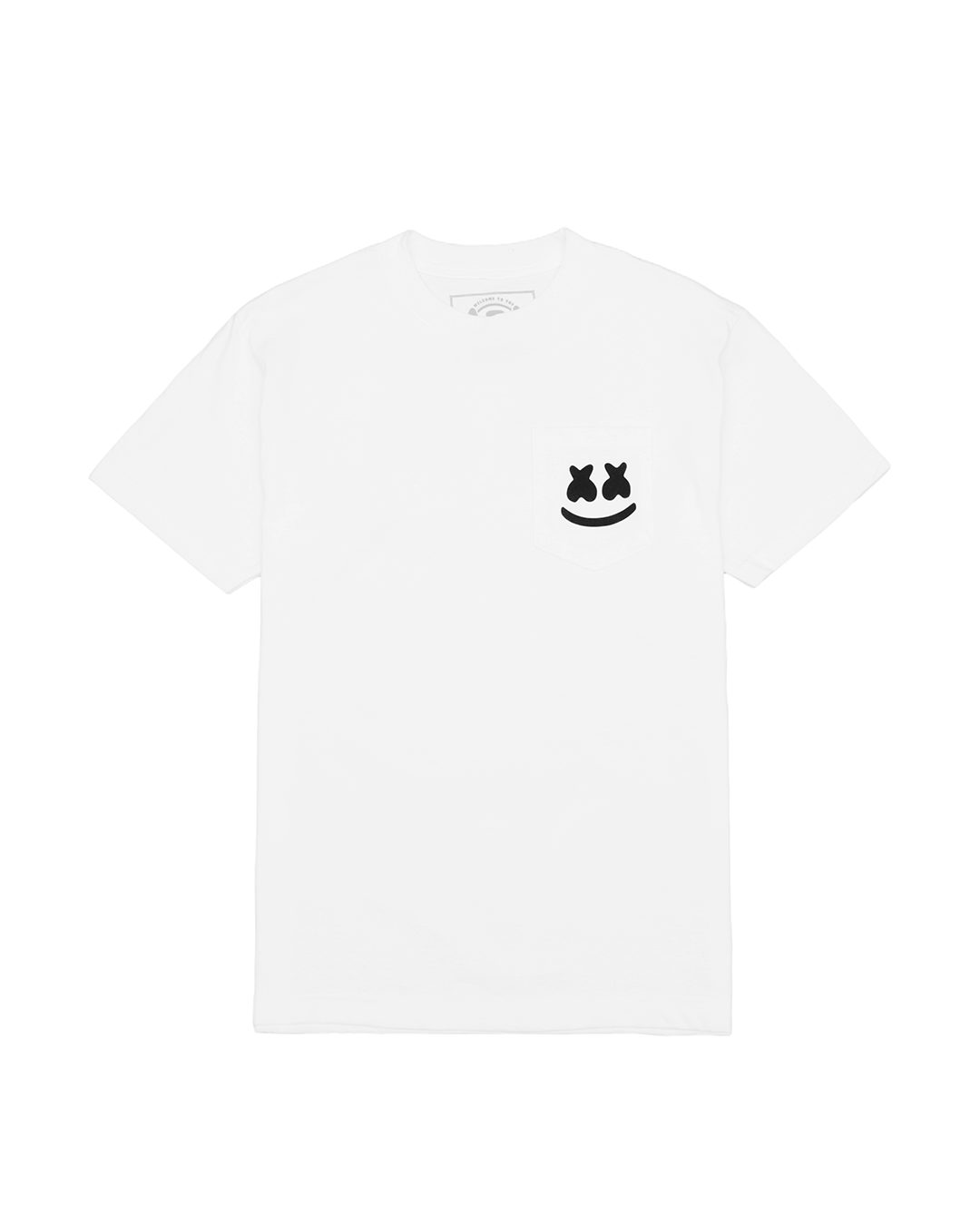 Marshmello Smile Pocket T-Shirt — White
