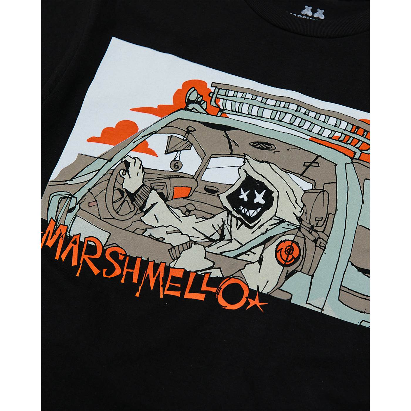Marshmello Dirt Racer T-Shirt — Black
