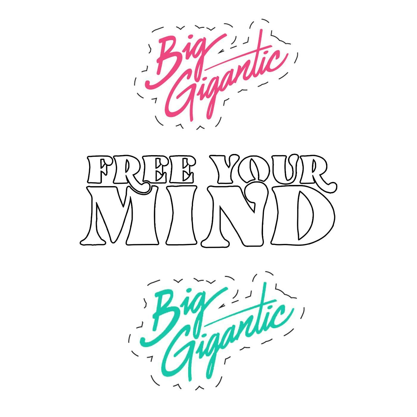 Big Gigantic Free Your Mind Sticker Pack