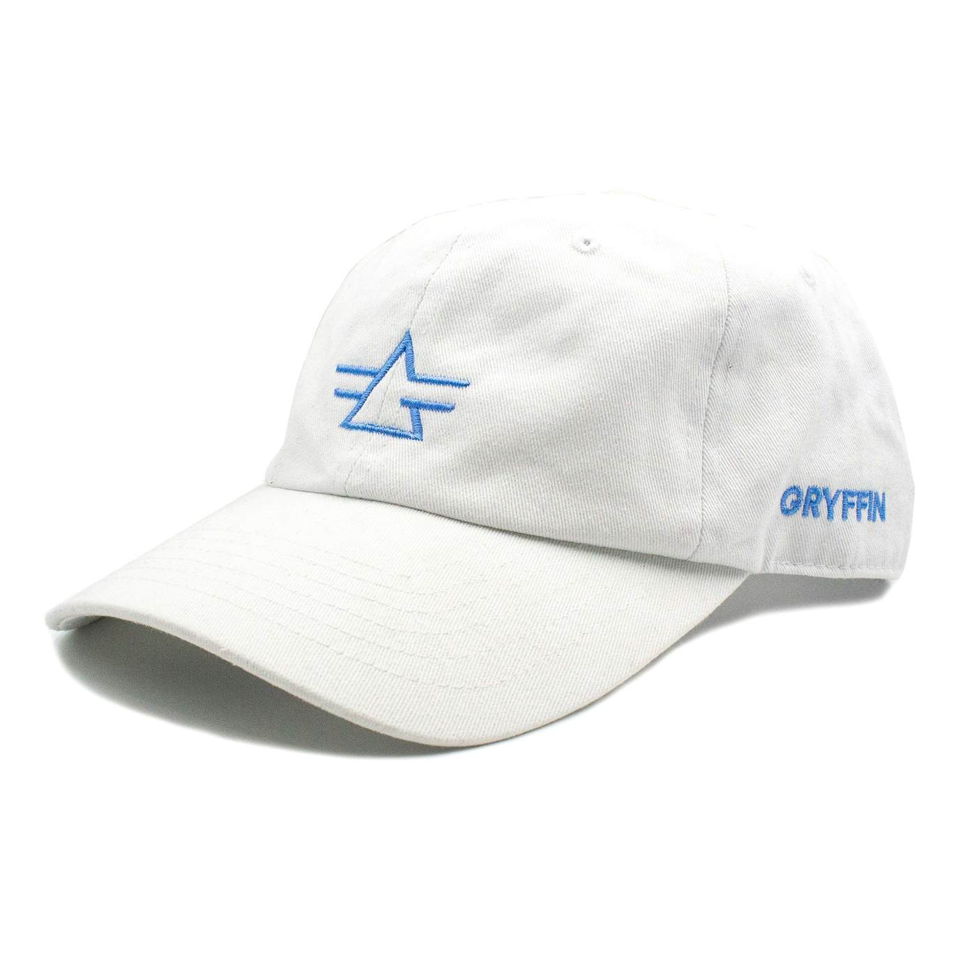 Dad Hat White Gryffin Logo