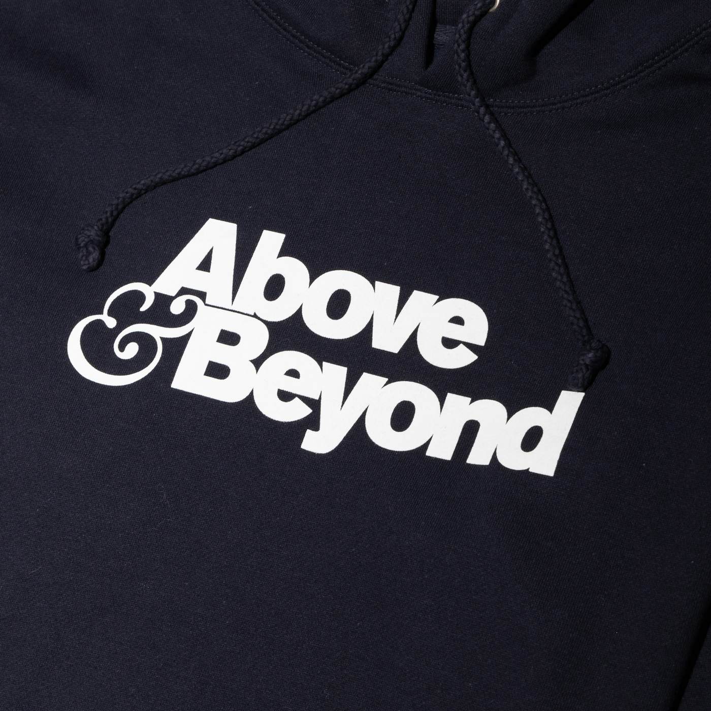 Above & Beyond Script Hoodie - Navy