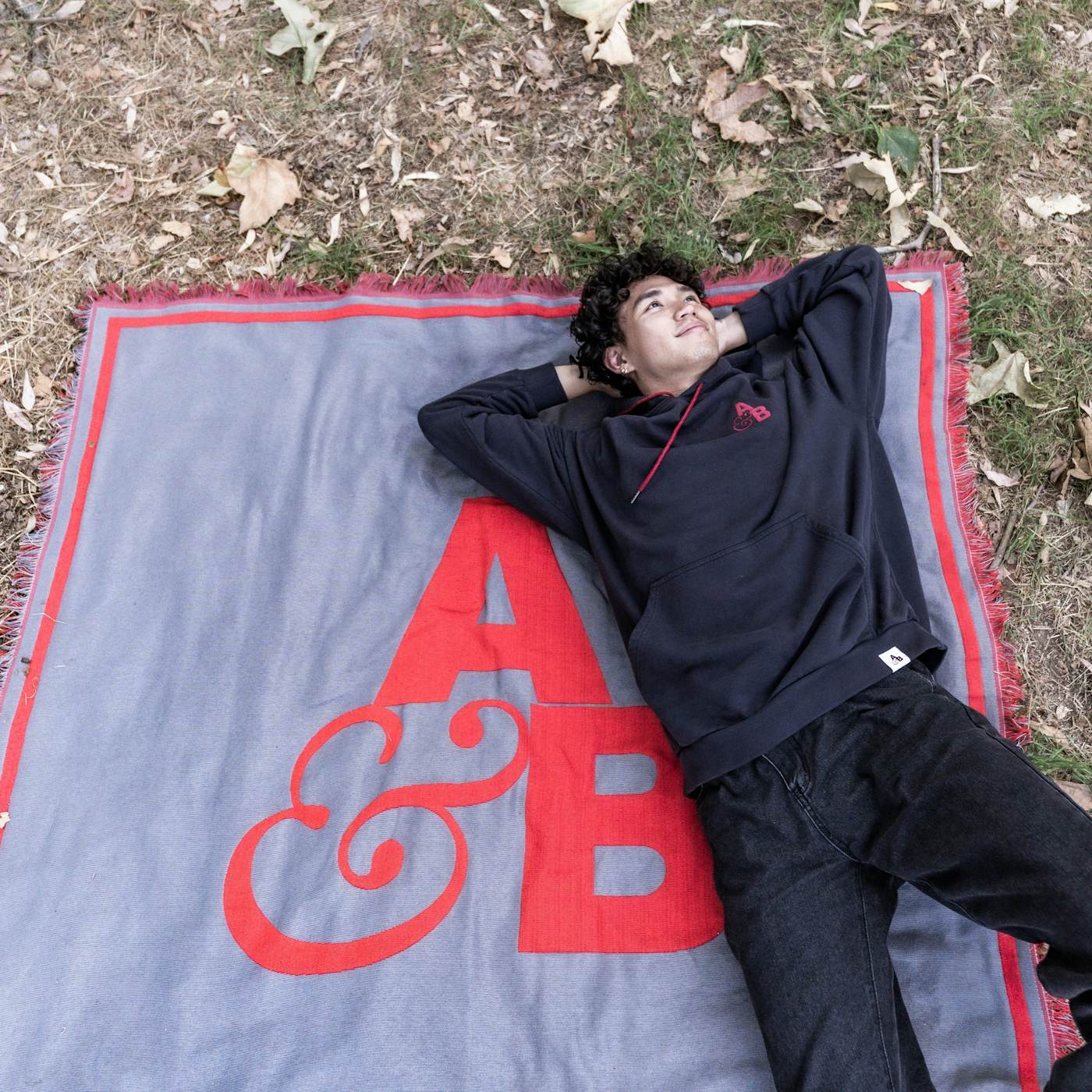 Above & Beyond Charcoal Blanket