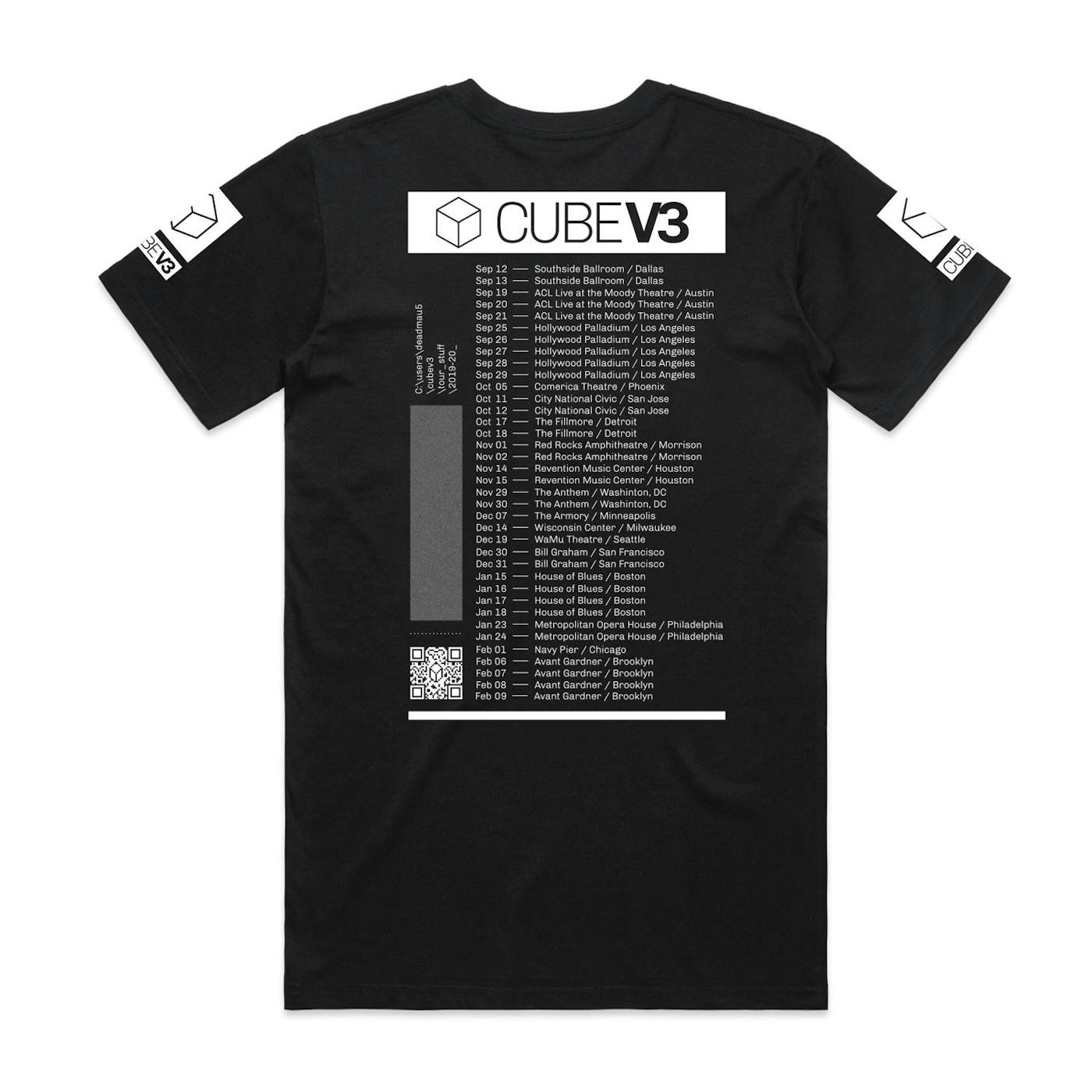 deadmau5 CubeV3 Tour Tee