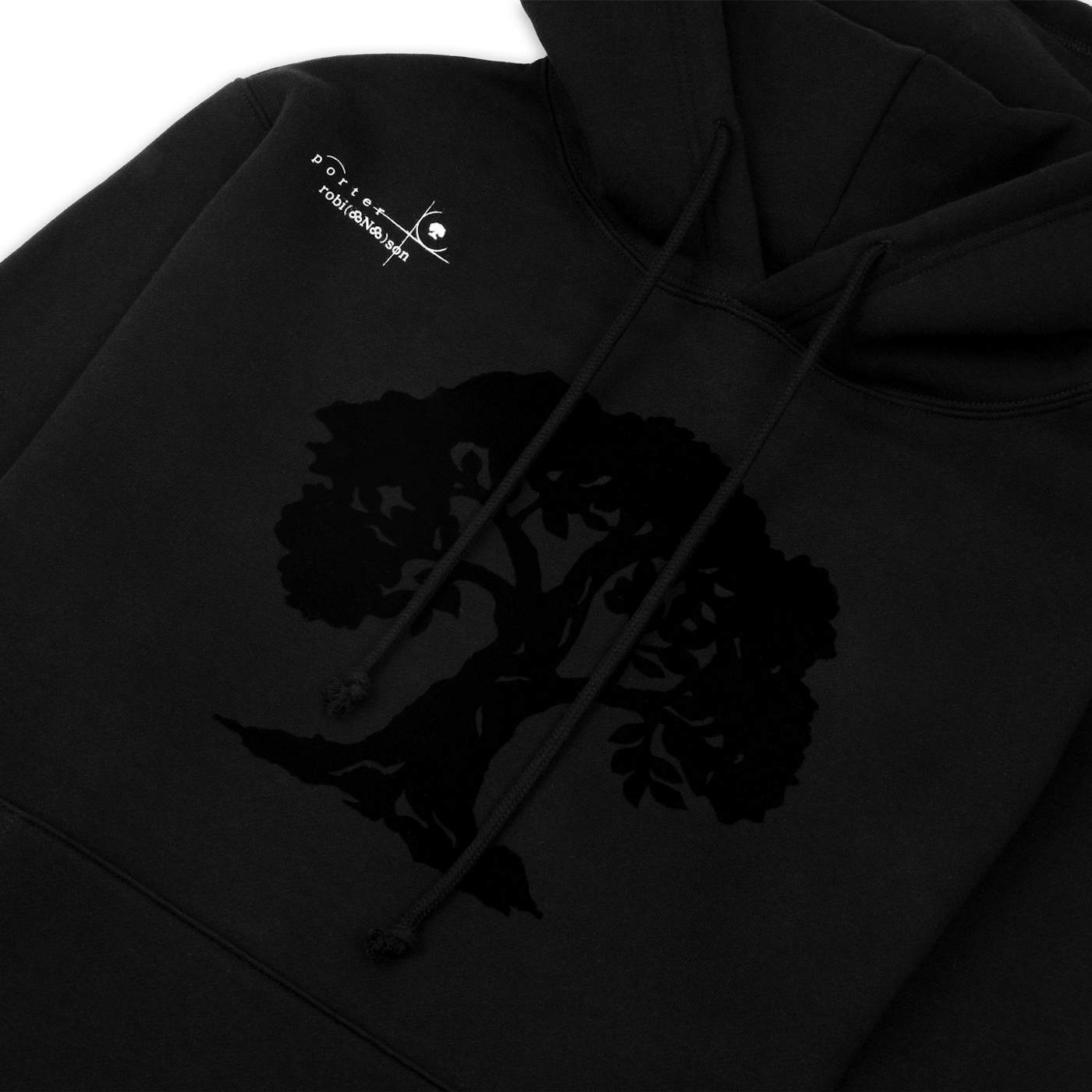 Porter Robinson velvet patch tree hoodie