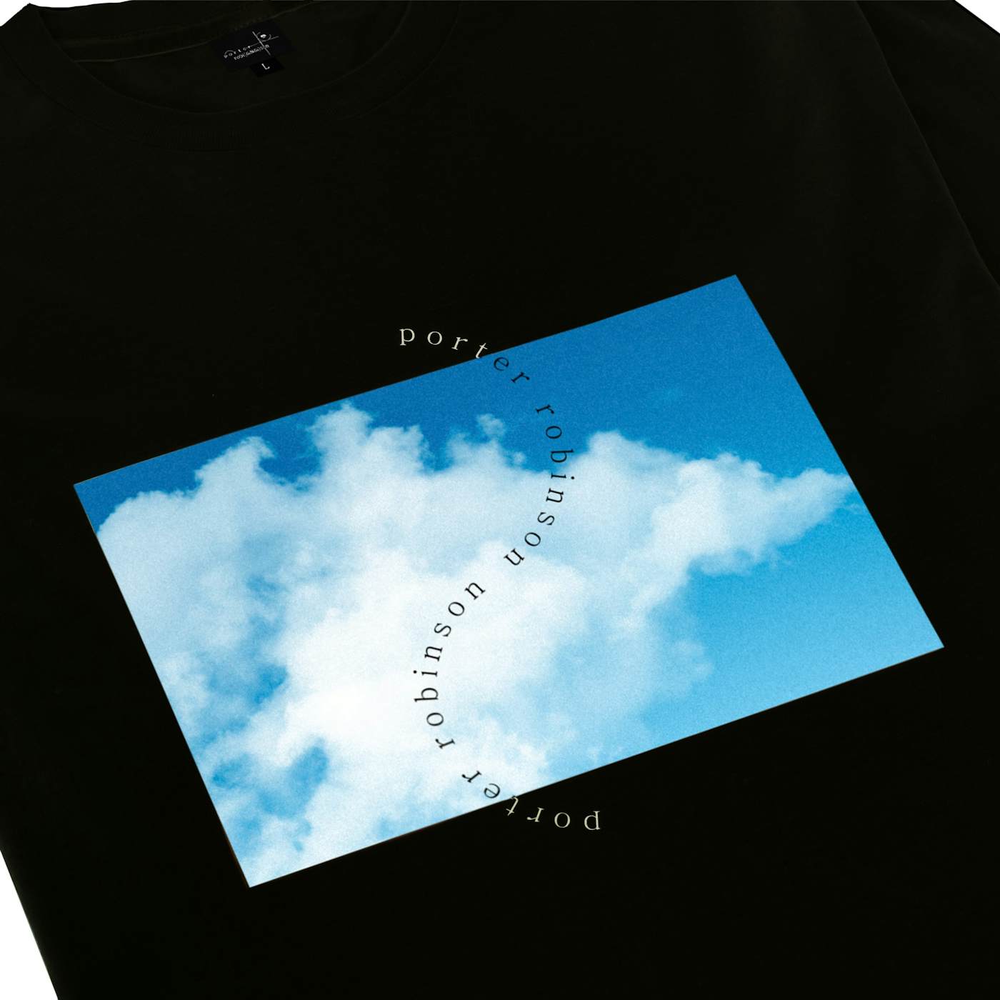 Porter Robinson sky / moon / ghost long sleeve (black)