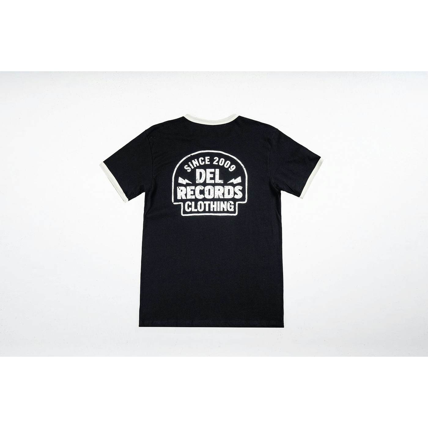 DEL Records DR Clothing Ringer Tee
