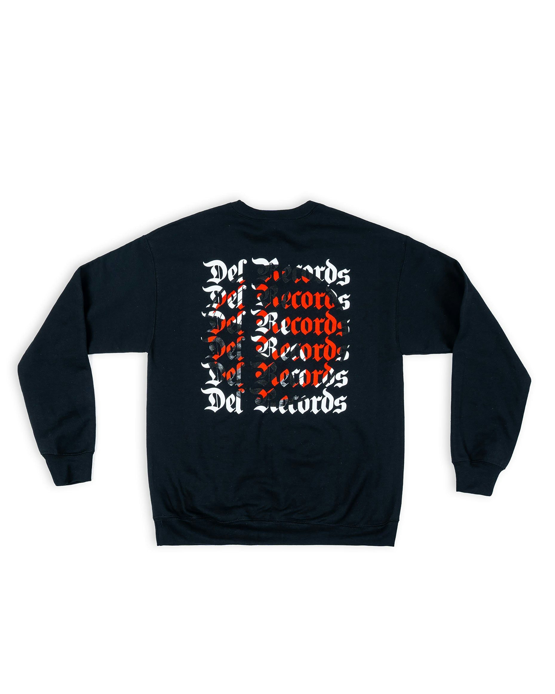 Old English Crew Sweatshirt - DEL Records