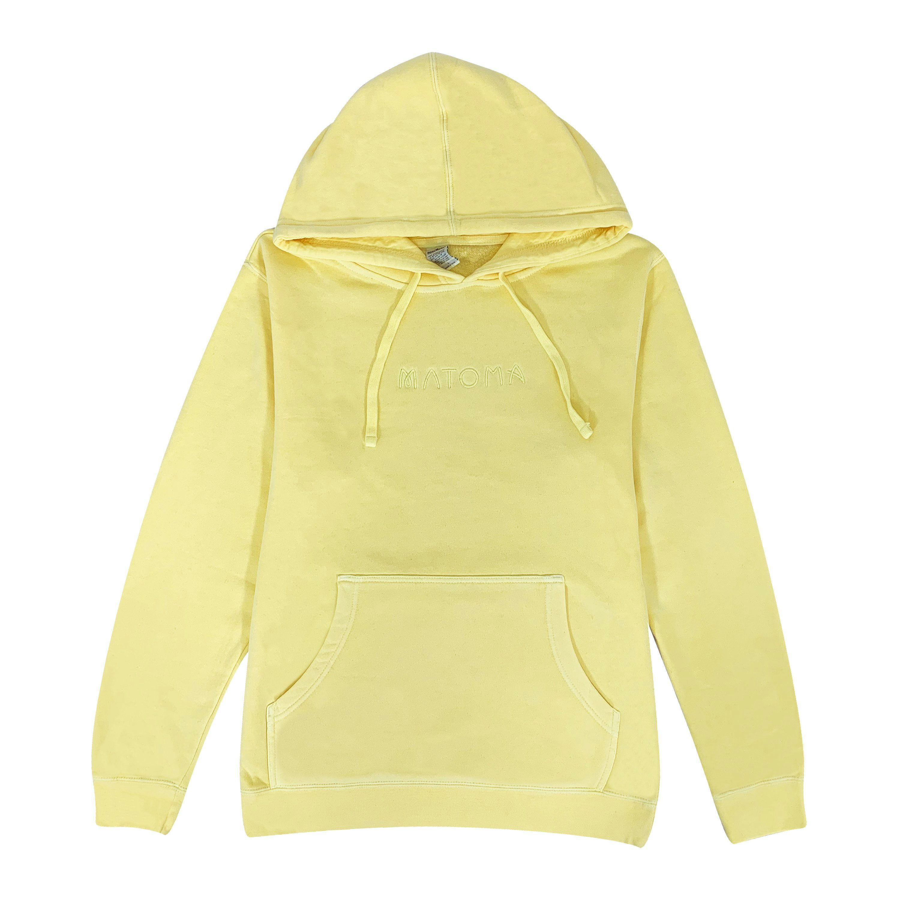 pale yellow hoodie